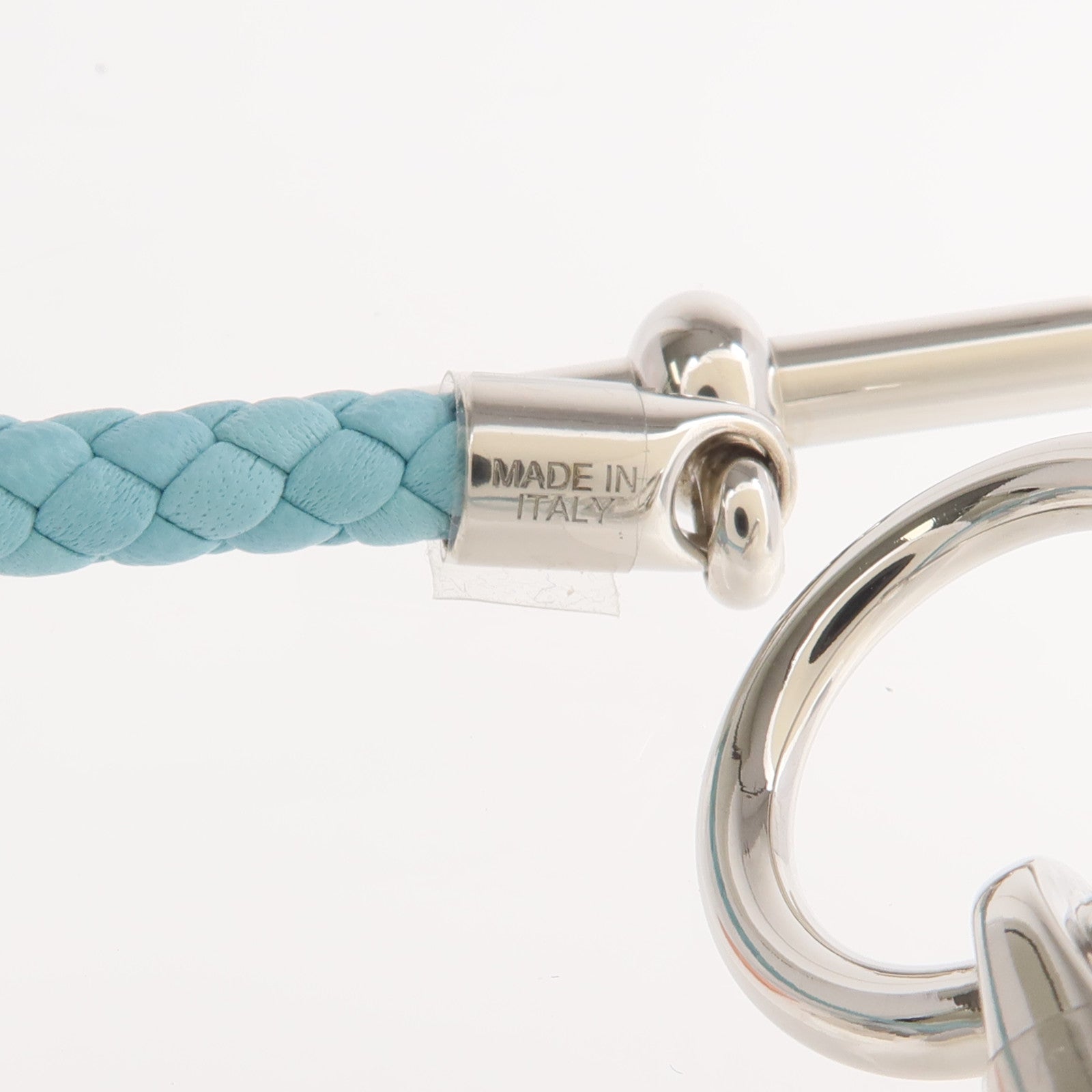HERMES Swift皮革Glenan Bracelet銀扣手帶