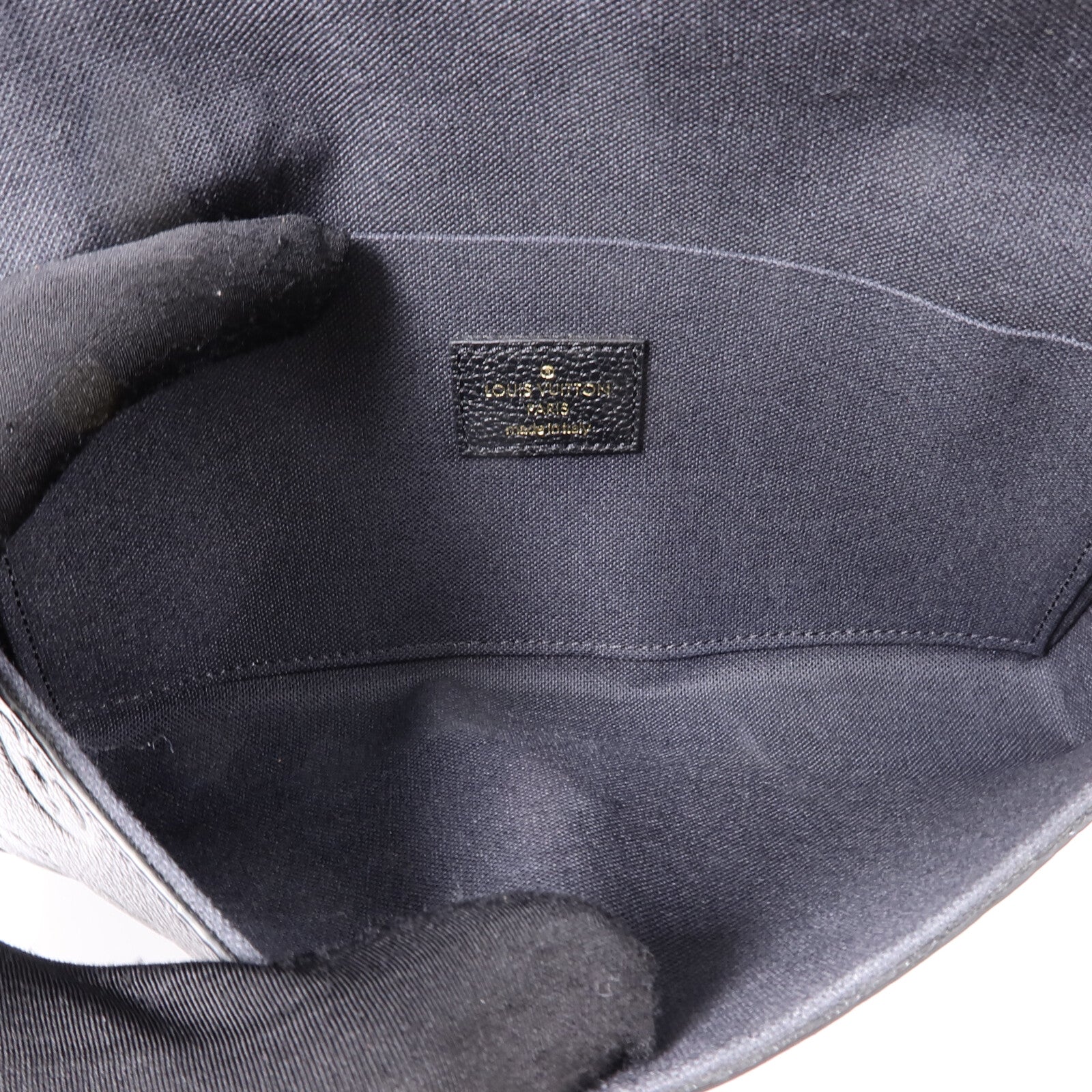 LOUIS VUITTON Monogram Empreinte Felicie Pochette鏈帶肩背袋