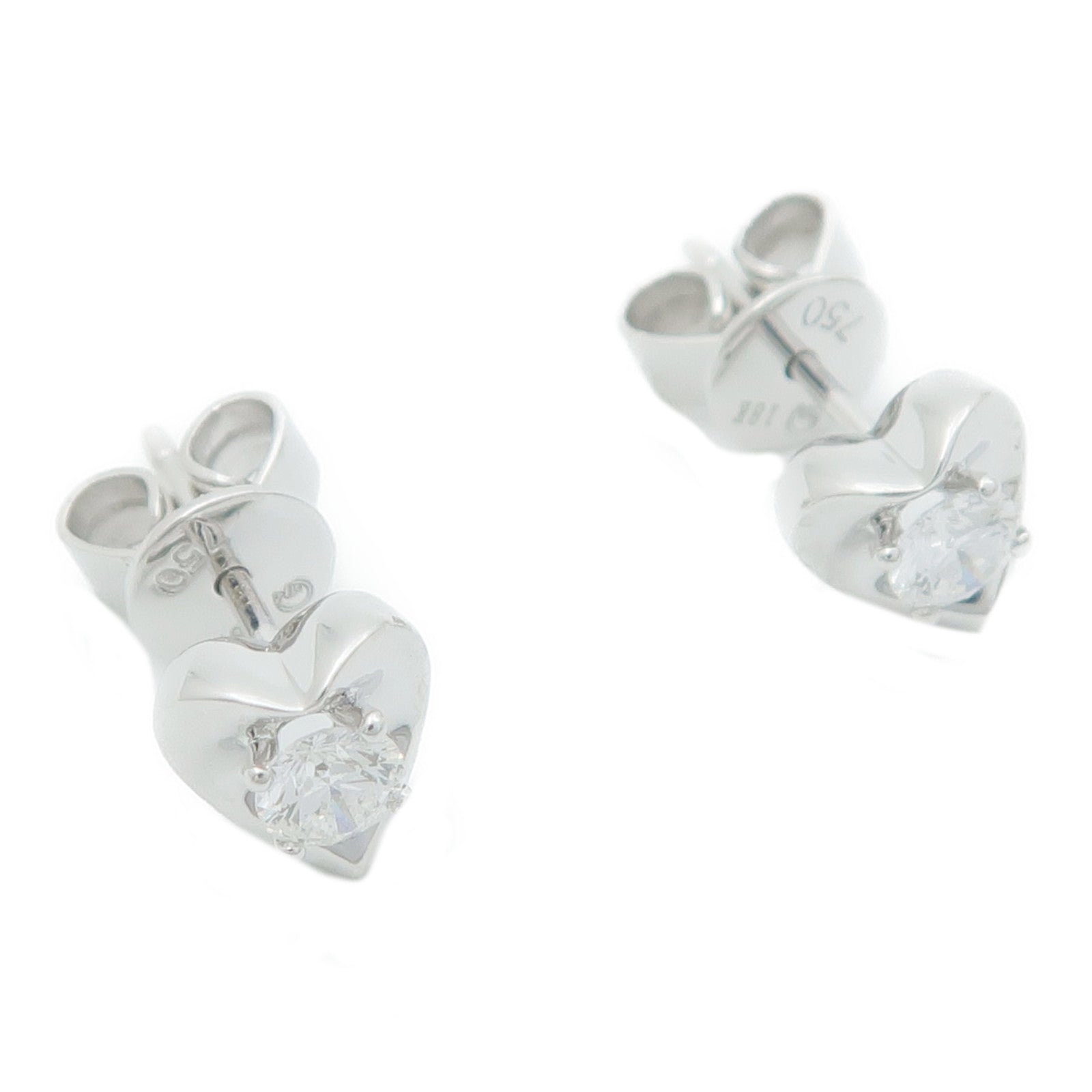 JEWELRY 18K白金Diamond Earrings鑽石耳環