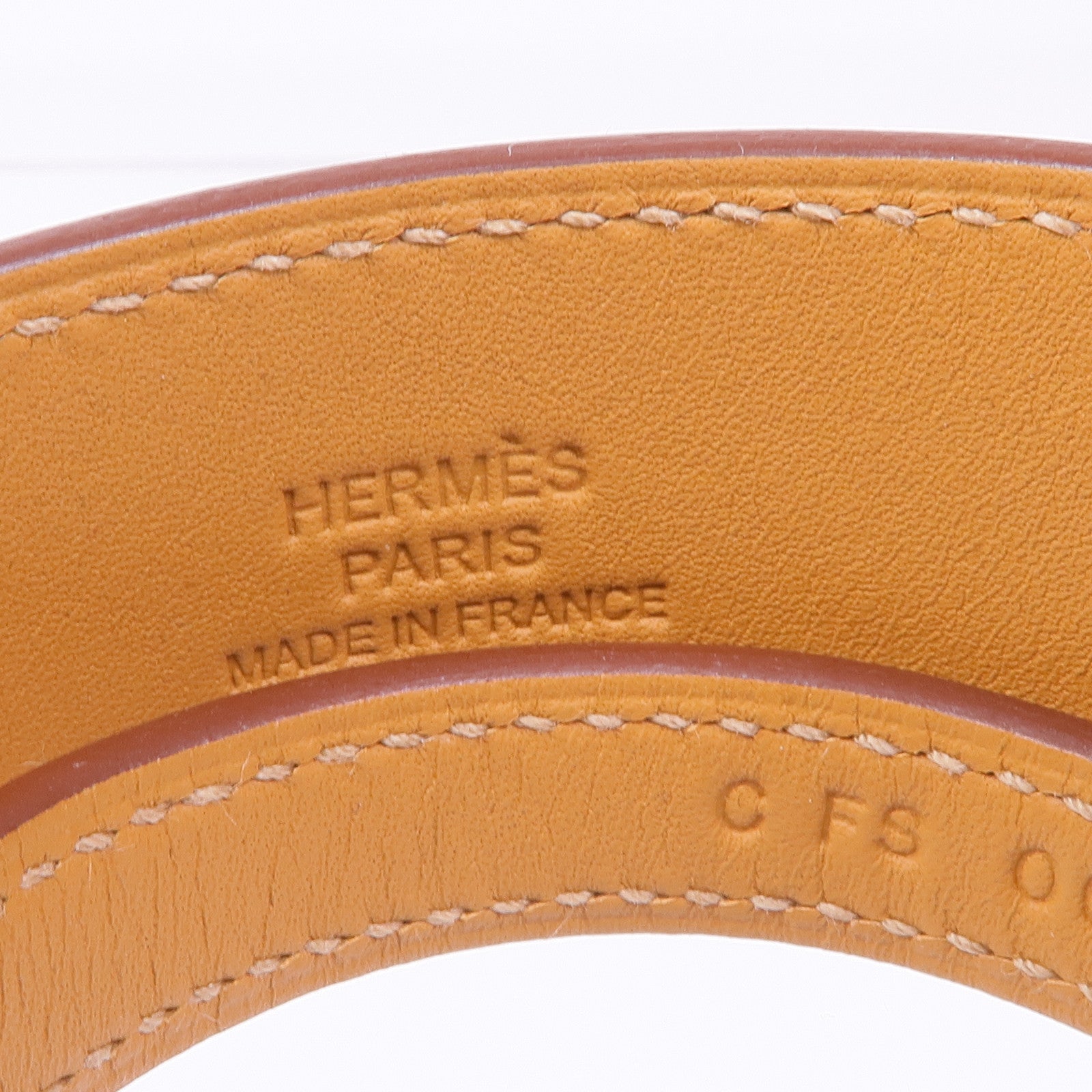 HERMES Swift皮革Double Tour Wrap手帶