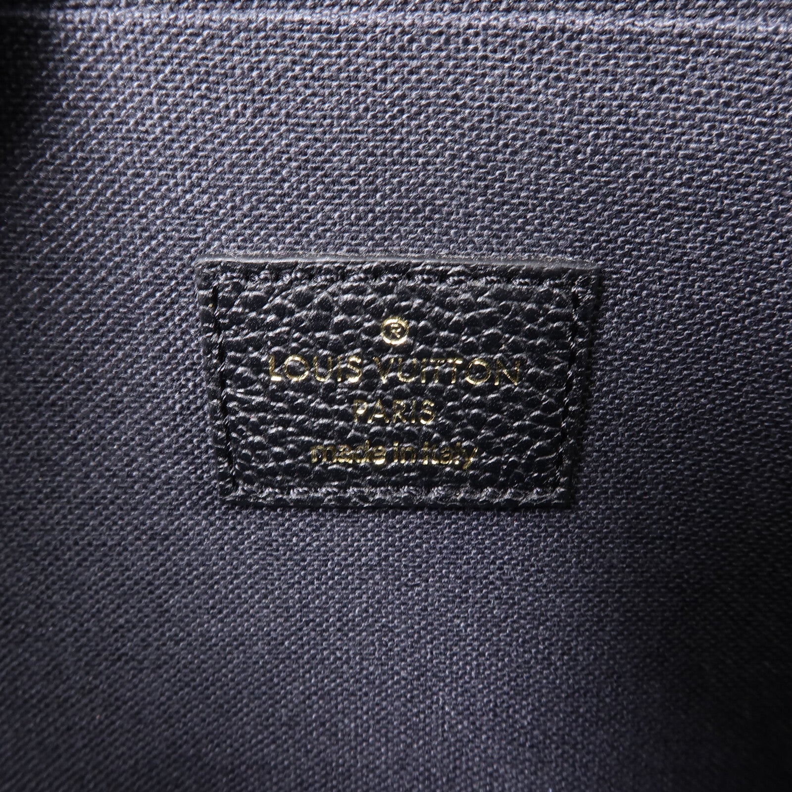 LOUIS VUITTON Monogram Empreinte Felicie Pochette鏈帶肩背袋