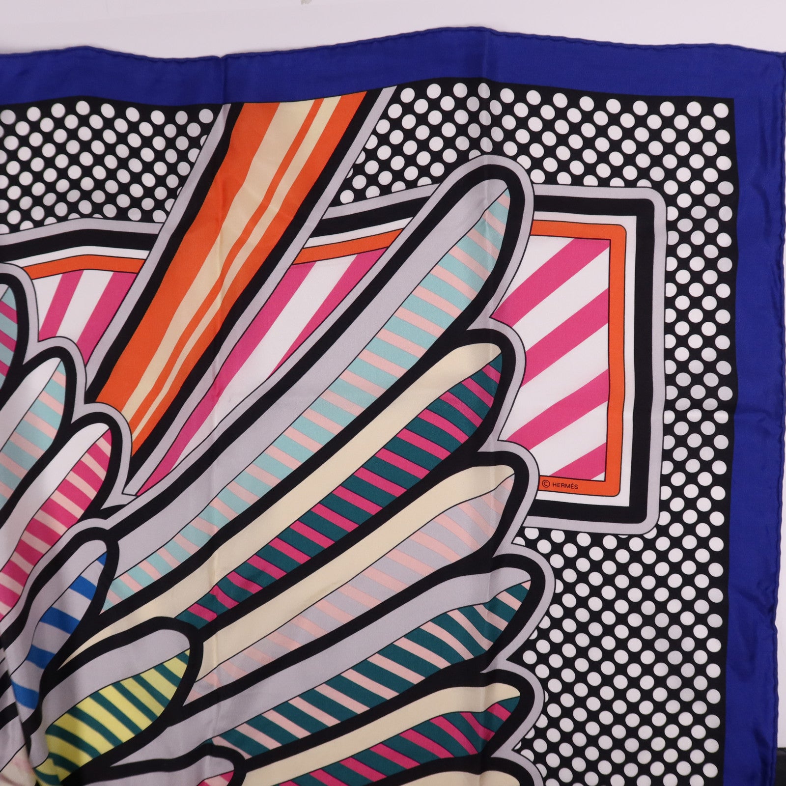 HERMES 絲質Scarf 140X140絲巾Multicolor