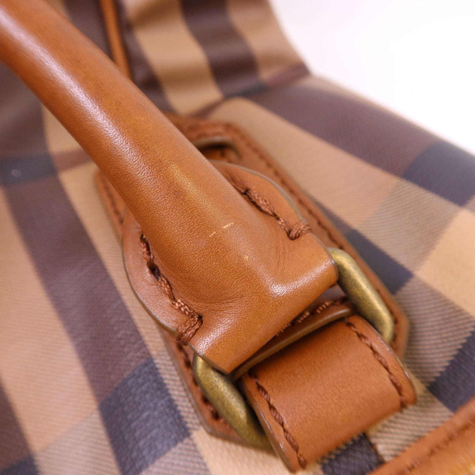 BURBERRY PVC Tote Bag金扣肩背袋