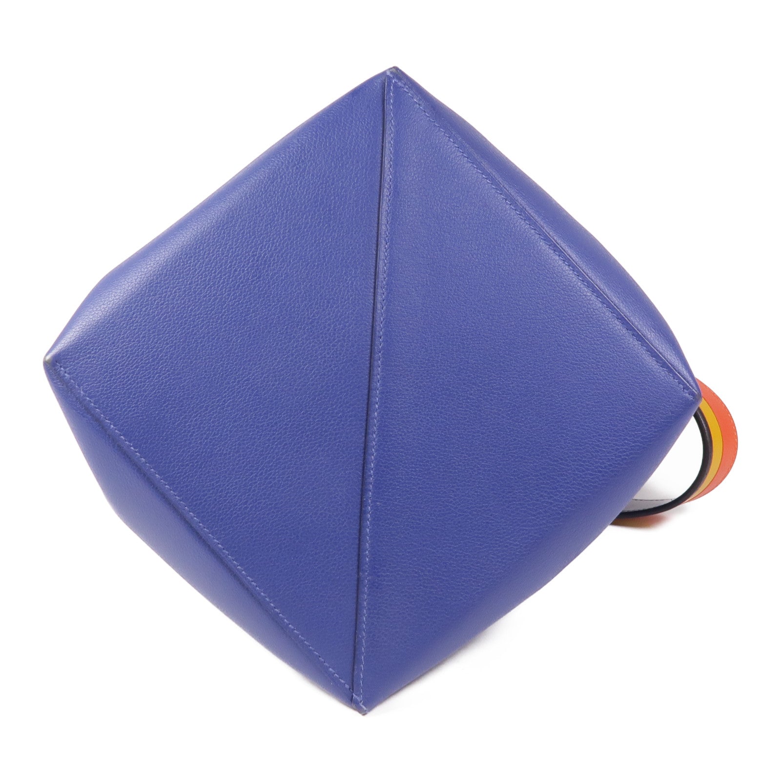 HERMES Evercolor皮革Licol 19肩背袋Bleu Brighton