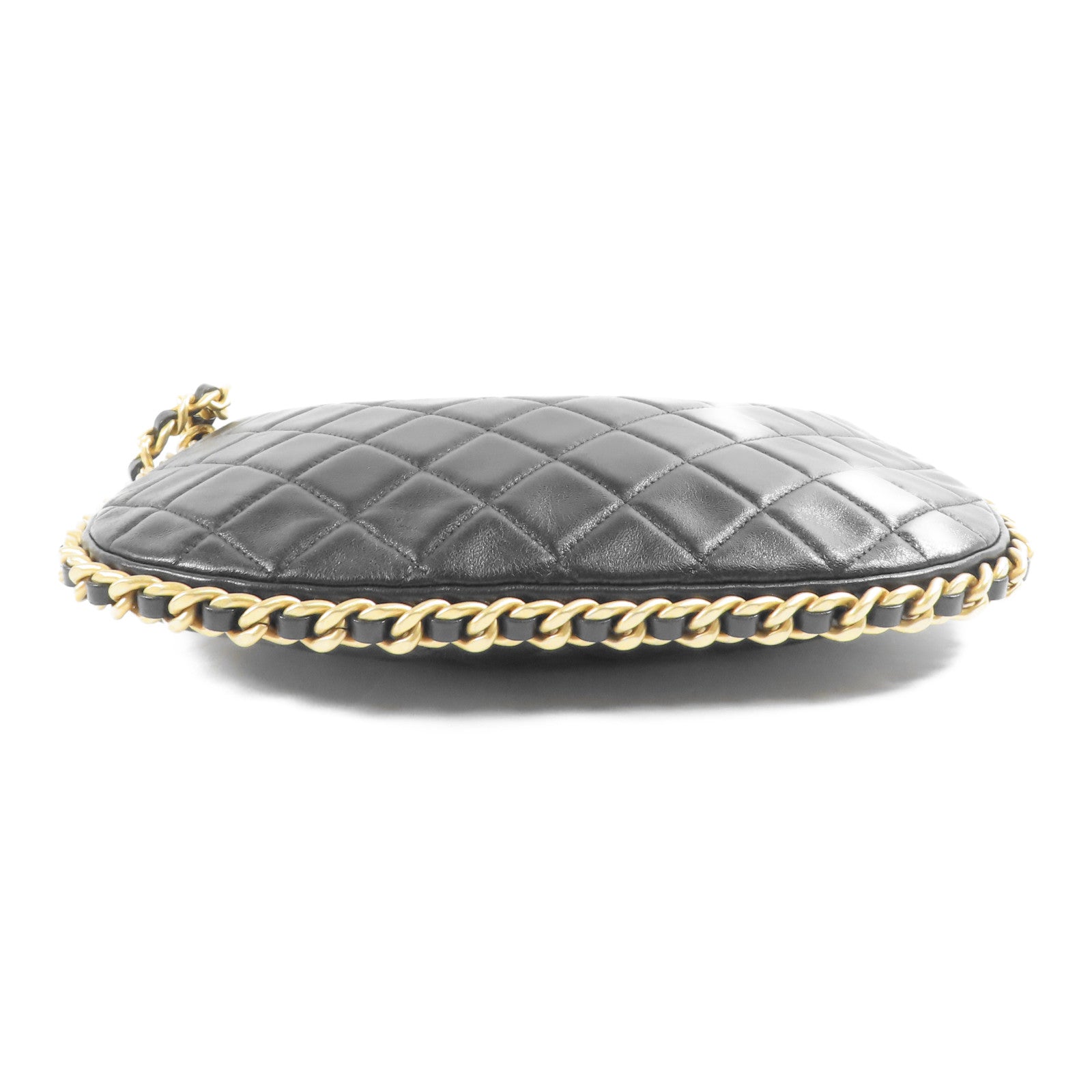 CHANEL 【激減優惠】羊皮皮革Matelasse Chain Shoulder金扣手挽肩背兩用袋