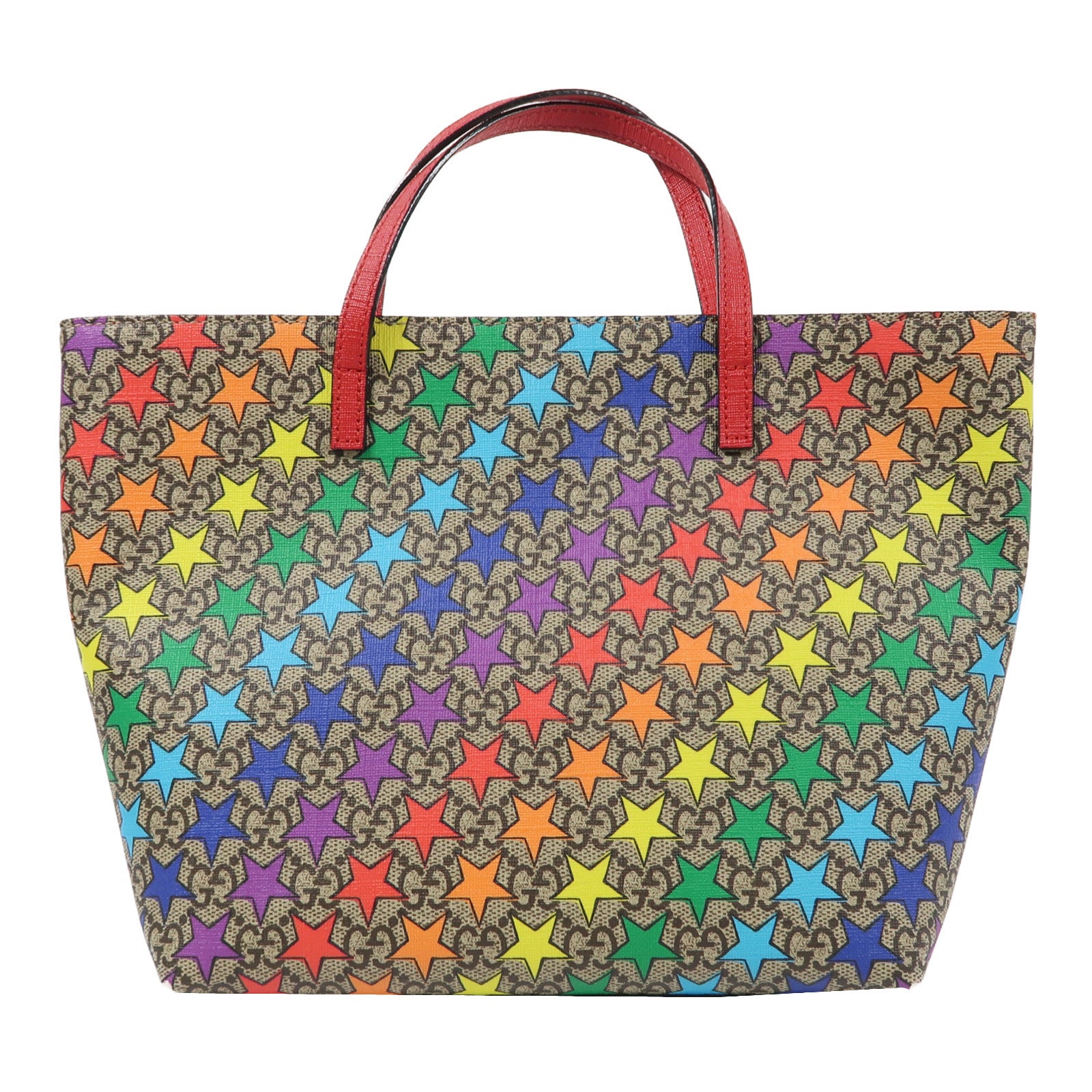 GUCCI 塗層帆布Children's GG Tote手挽袋啡色/彩色