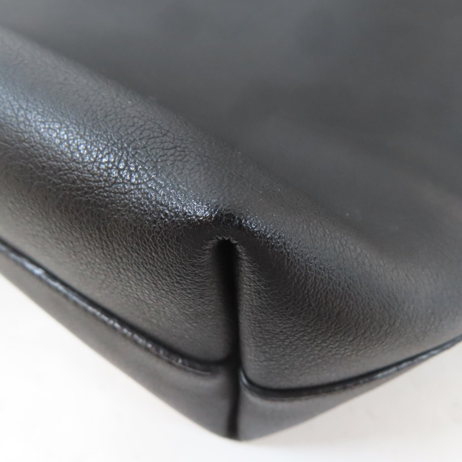 SAINT LAURENT 牛皮皮革Shopping Saint Laurent Tote Bag金扣手挽袋黑色