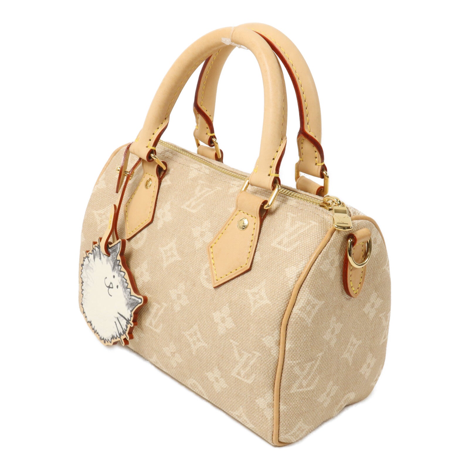 LOUIS VUITTON Meowgram LV x GC Speedy Bandouliere 20手挽肩背兩用袋