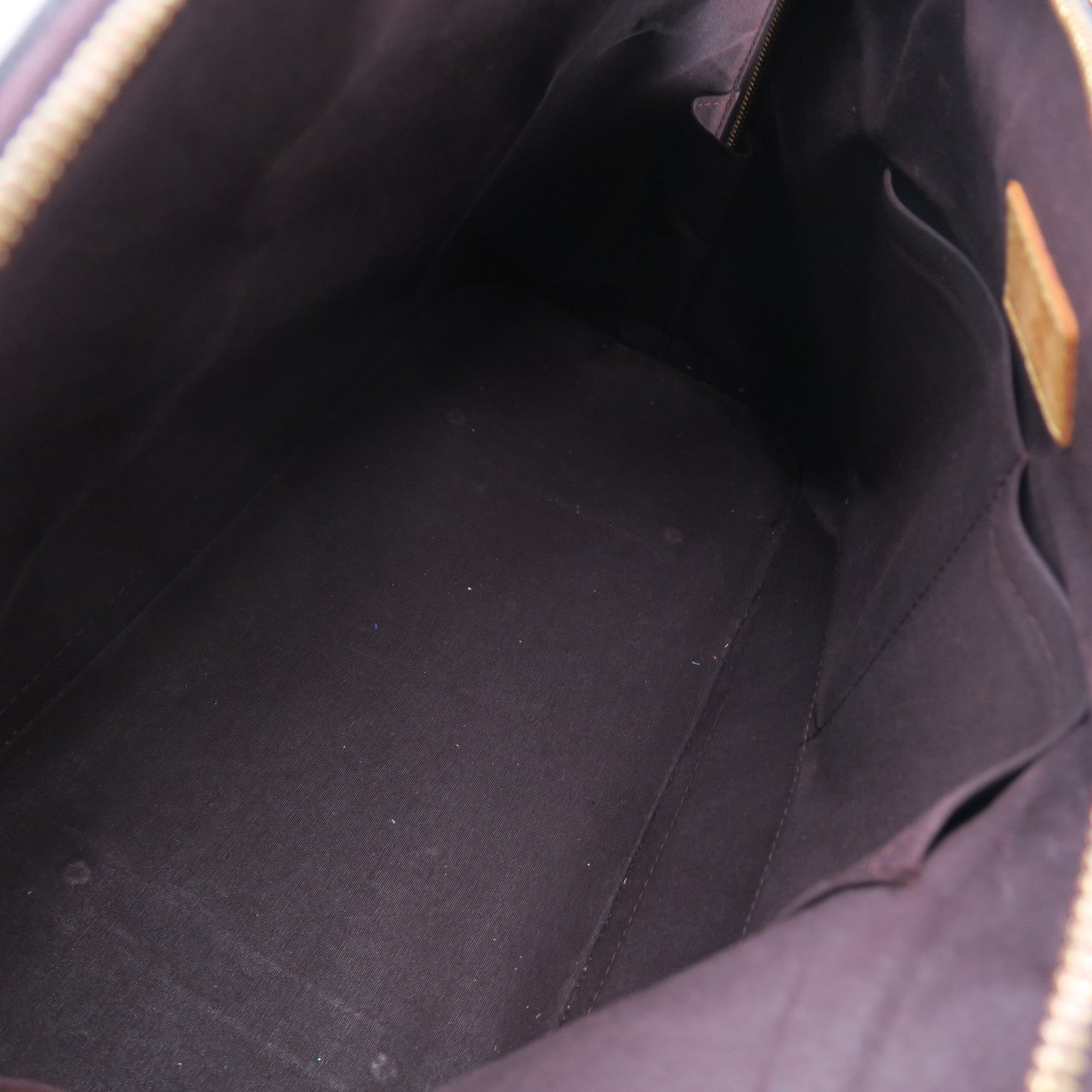LOUIS VUITTON **【清倉大減價】Monogram Vernis Alma MM金扣手挽袋酒紅色