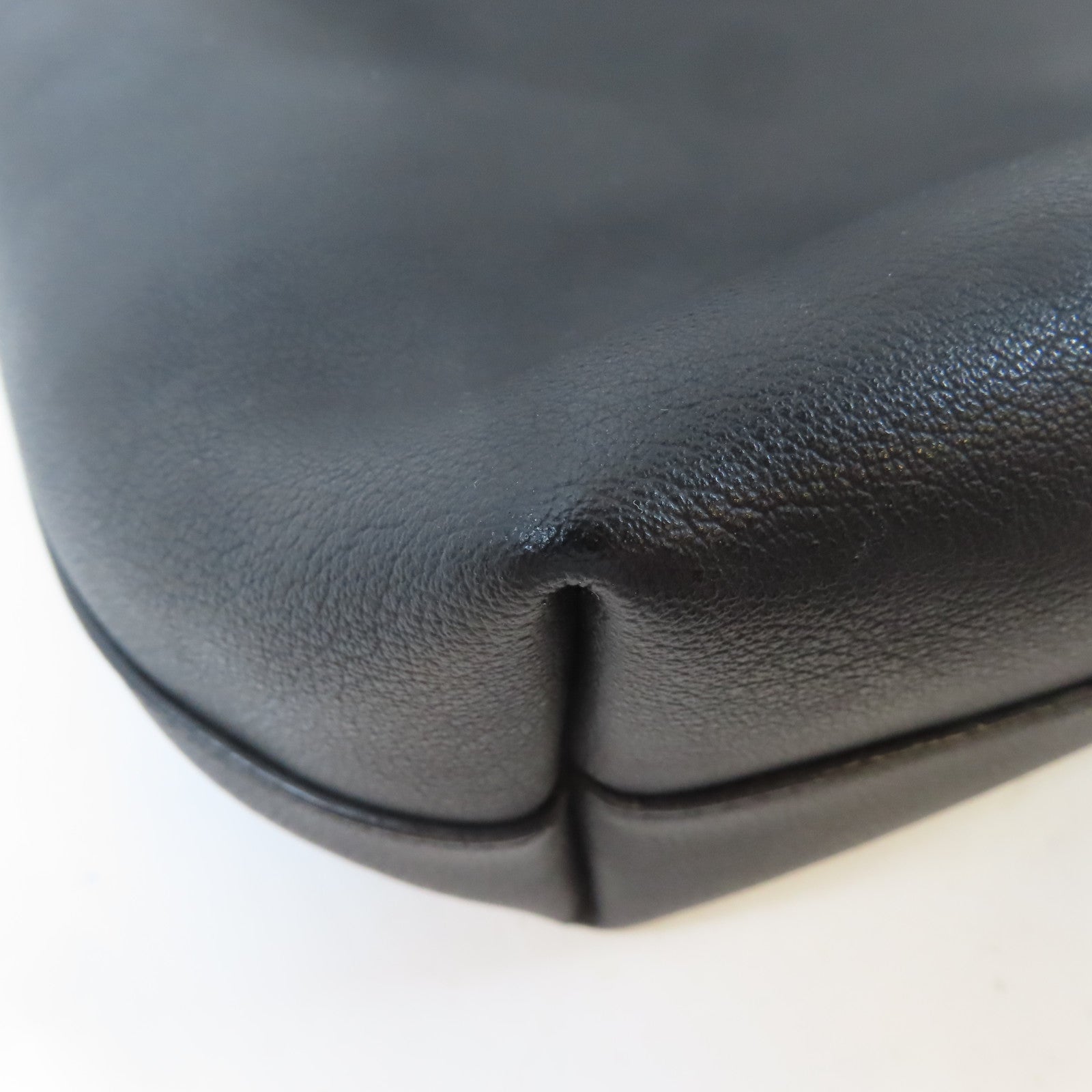 SAINT LAURENT 牛皮皮革Shopping Saint Laurent Tote Bag金扣手挽袋黑色