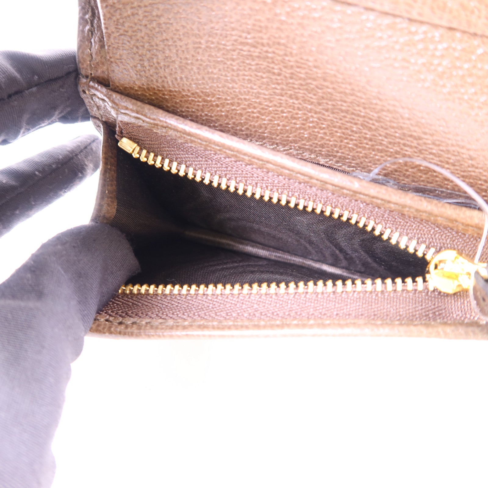 GUCCI 塗層帆布Ophidia Case Wallet金扣錢包