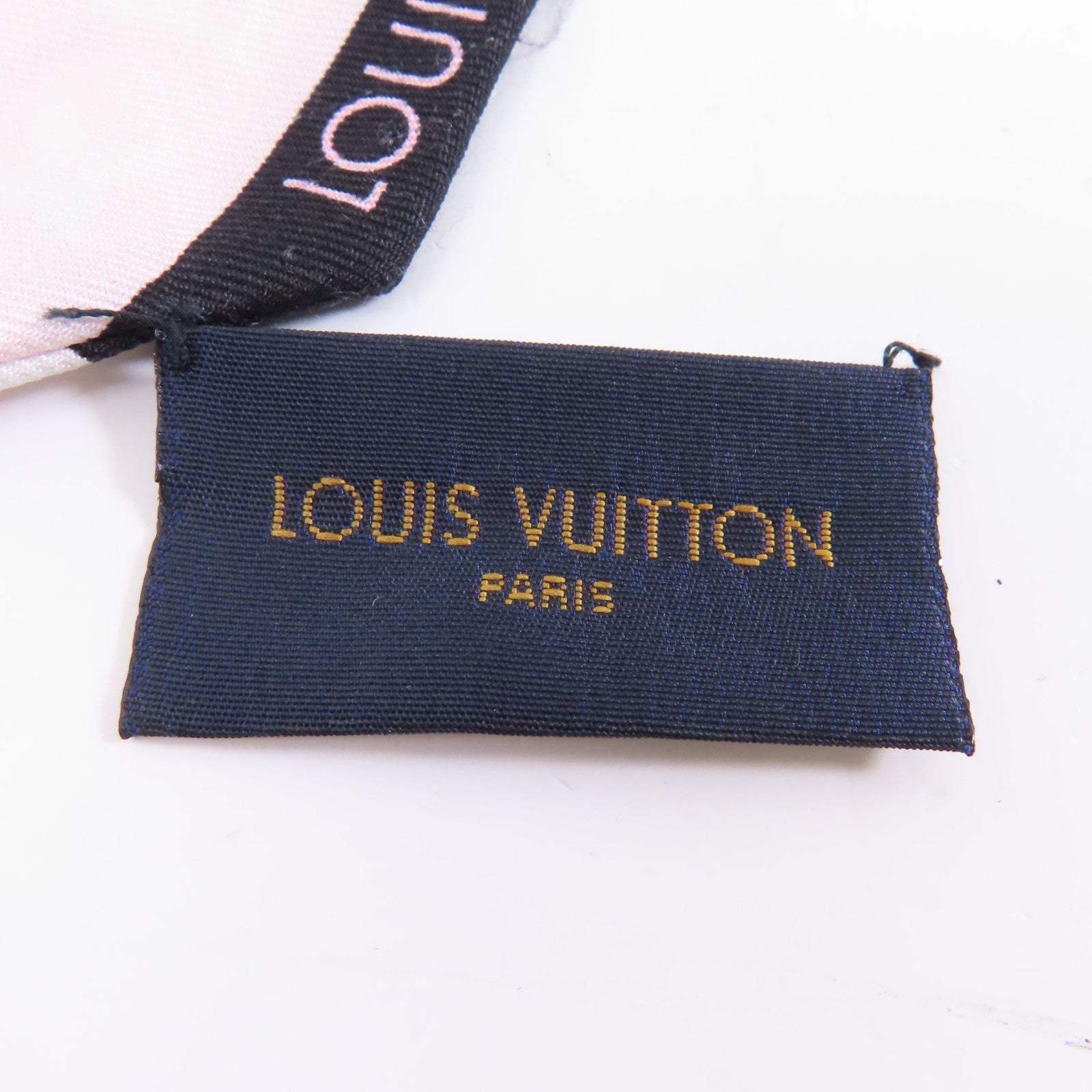 LOUIS VUITTON 絲質Rising Confidential BB Bandeau絲巾粉紅色/灰色/黑色