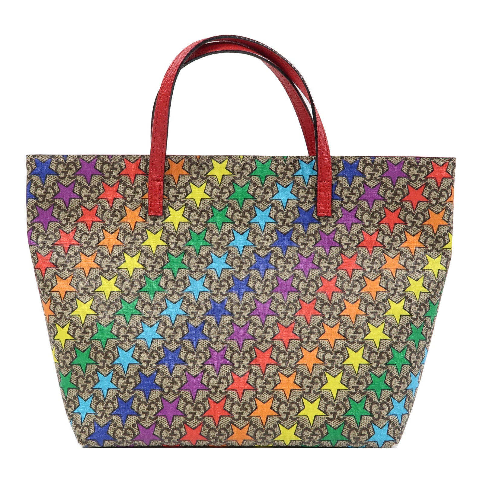 GUCCI 塗層帆布Children's GG Tote手挽袋啡色/彩色