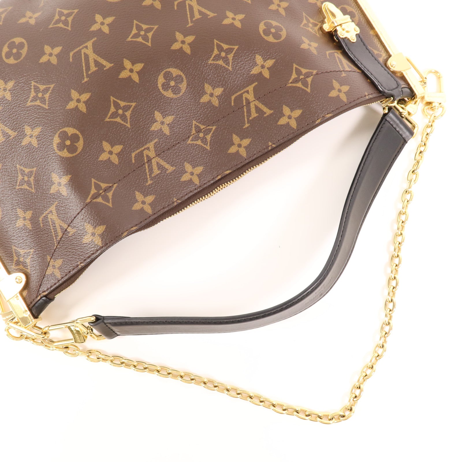 LOUIS VUITTON Monogram Lucky Trunk金扣手挽肩背兩用袋
