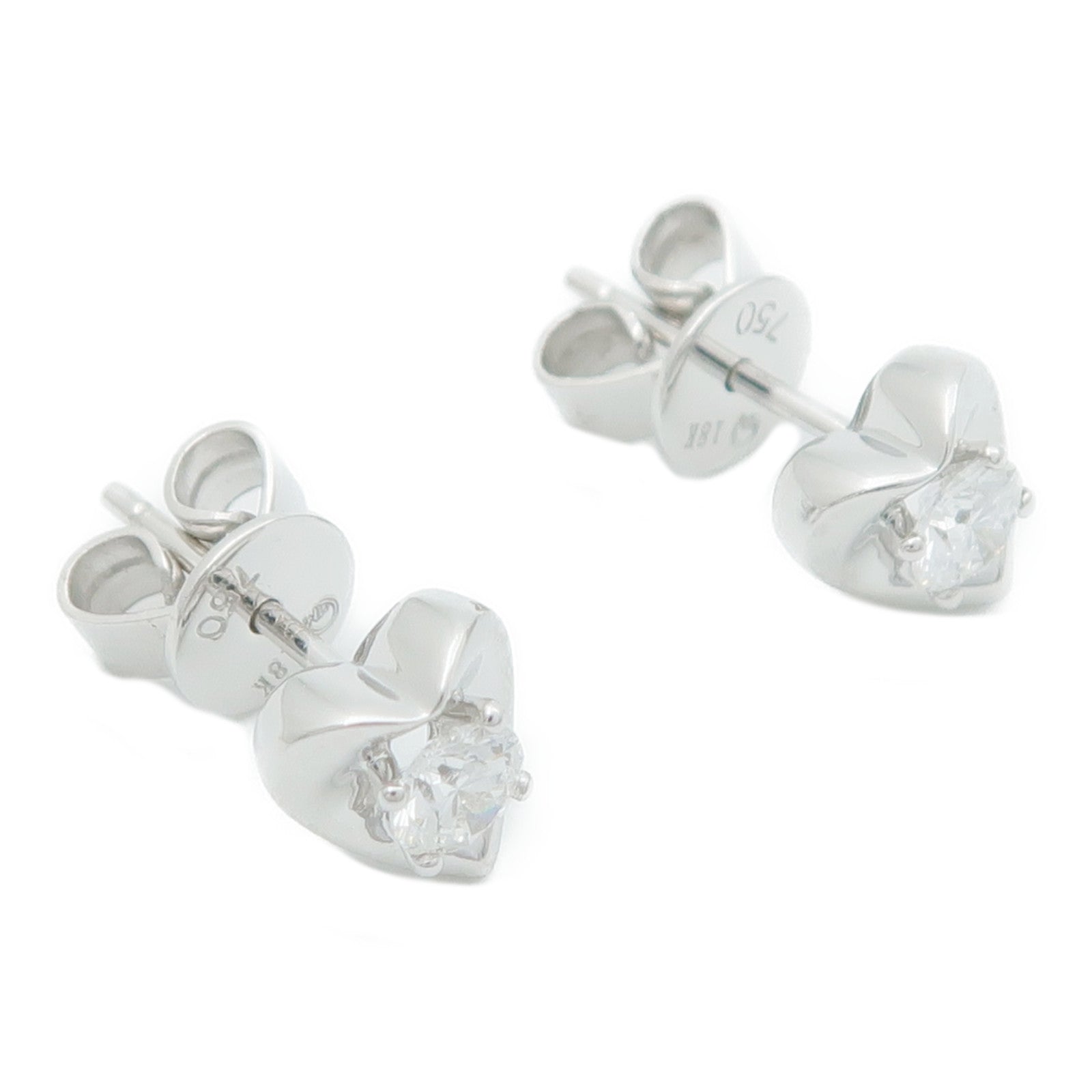 JEWELRY 18K白金Diamond Earrings鑽石耳環
