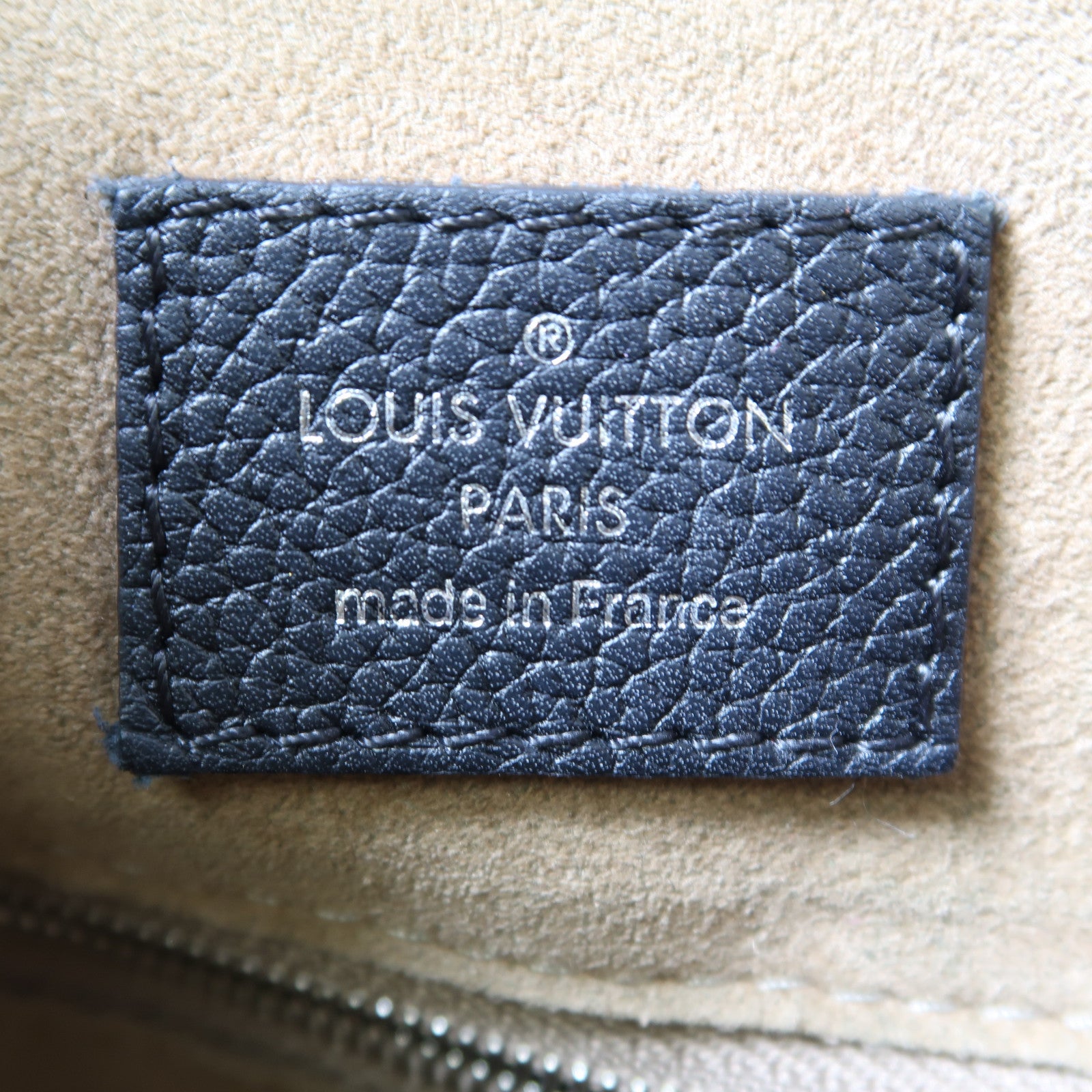 LOUIS VUITTON Monogram Mahina Babylone Chain銀扣手挽肩背兩用袋黑色