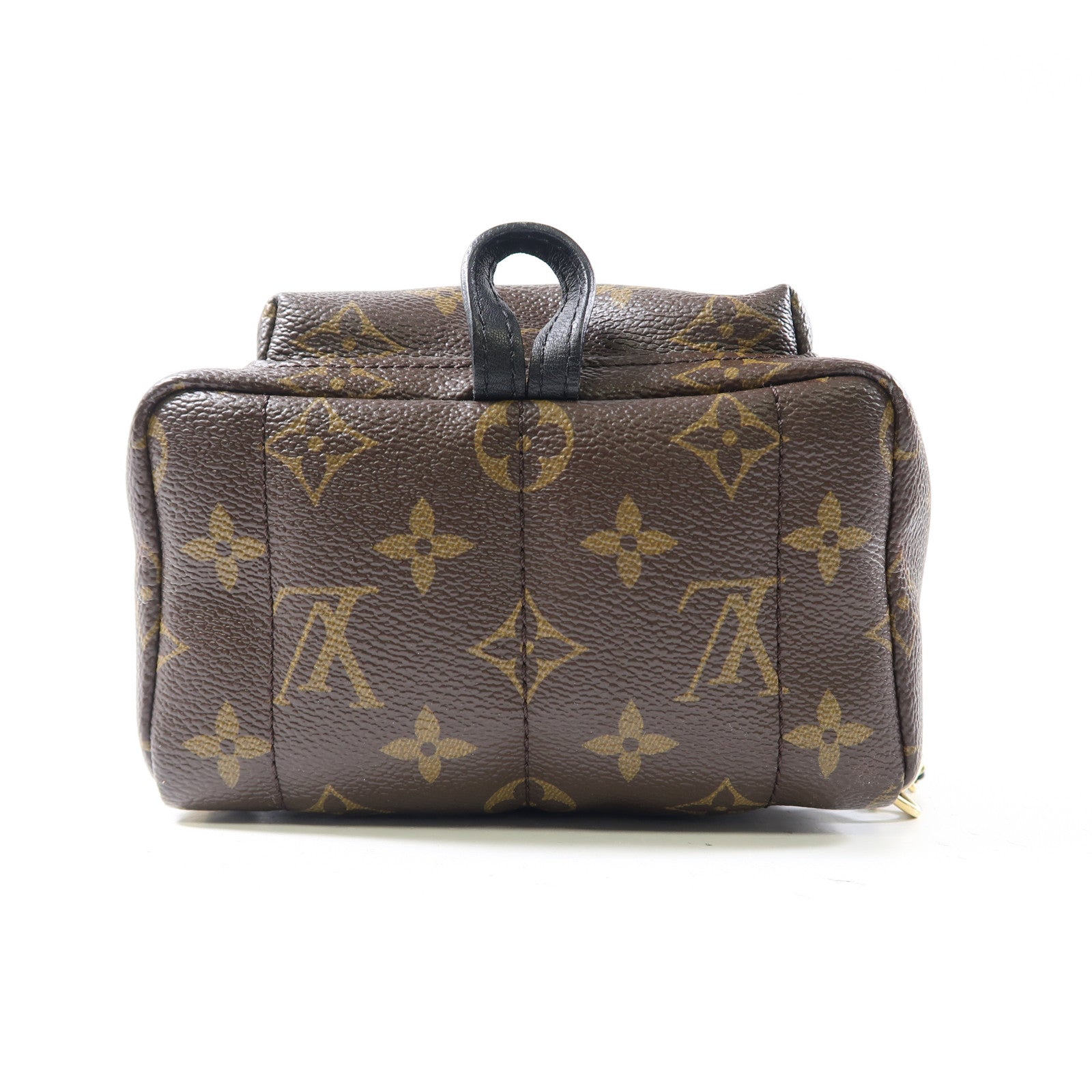 LOUIS VUITTON Monogram Palm Springs Mini金扣背包啡色