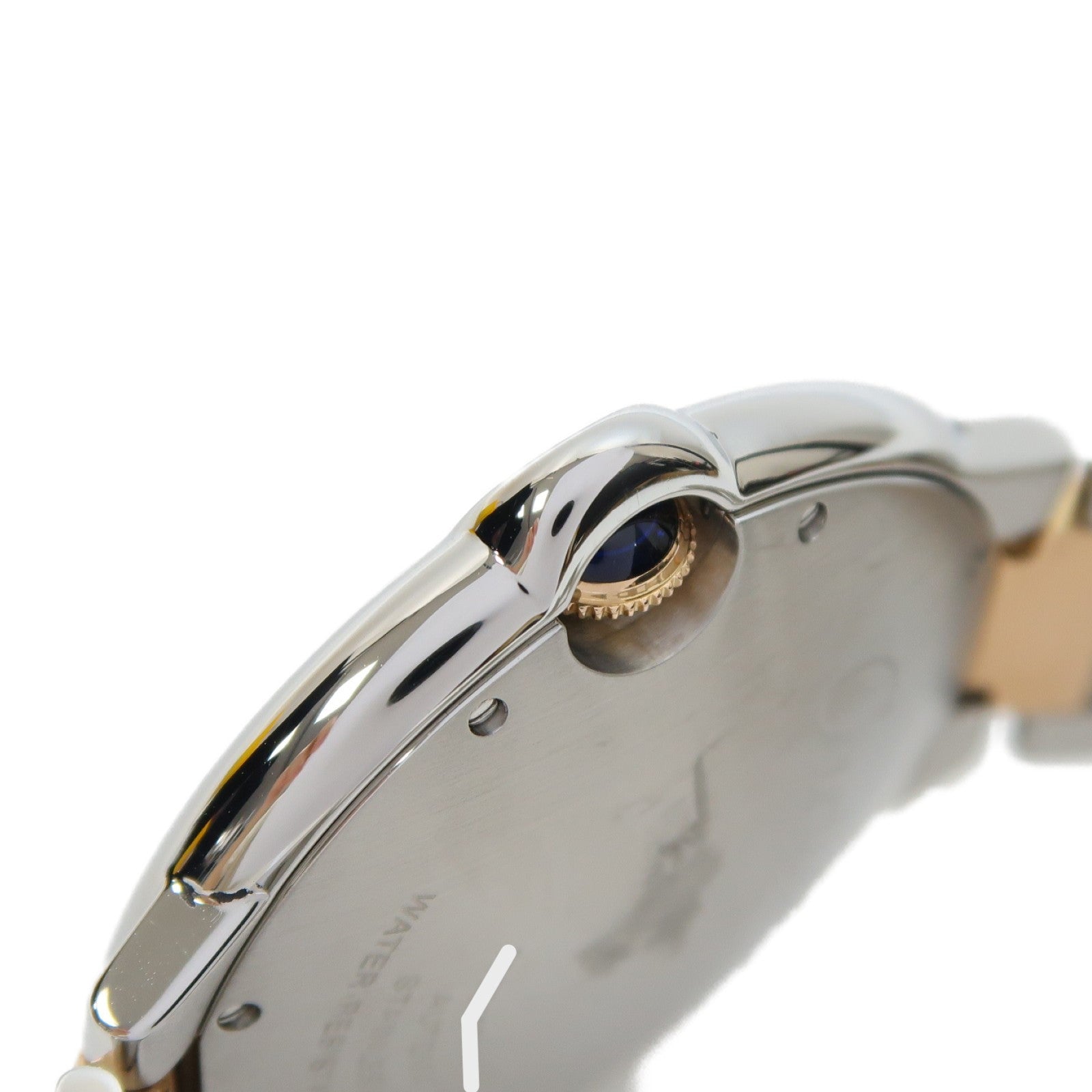 CARTIER Ballon Bleu不鏽鋼/18K玫瑰金手錶自動機芯啡色