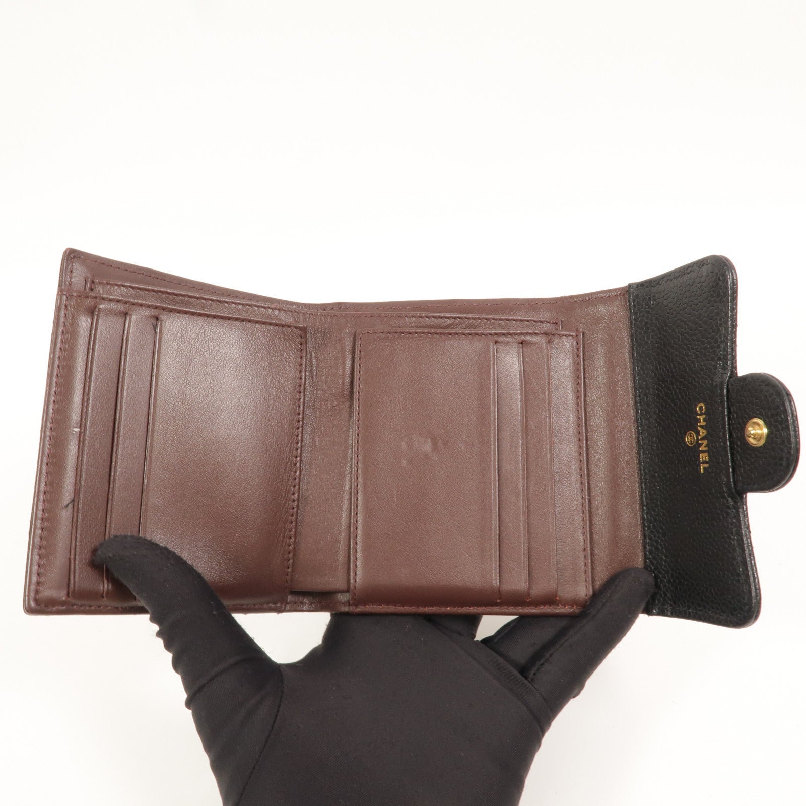 CHANEL 牛皮皮革Classic Small Flap Wallet錢包