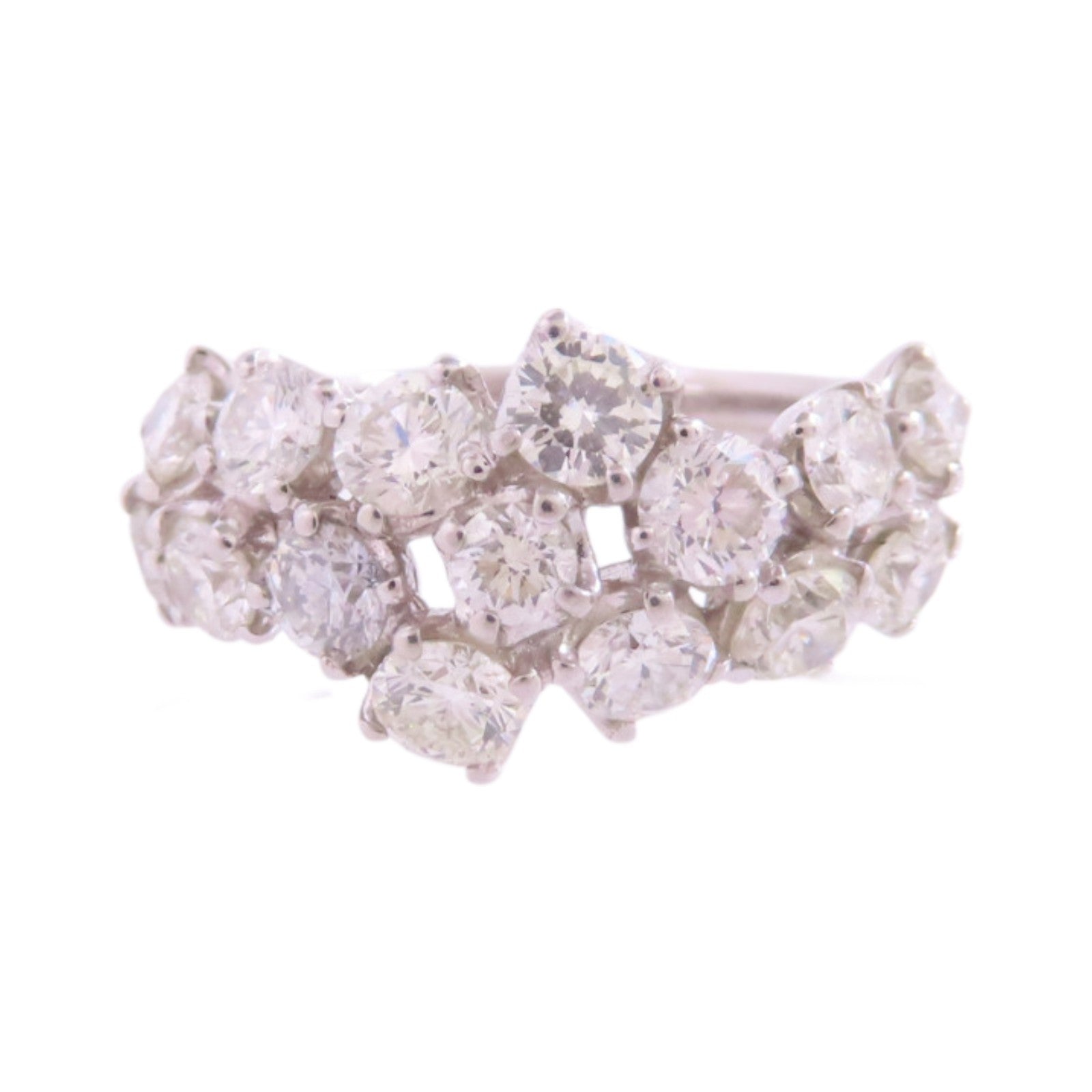 JEWELRY 【激減優惠】PT900鉑金/鑽石Diamond Ring戒指US#6.5