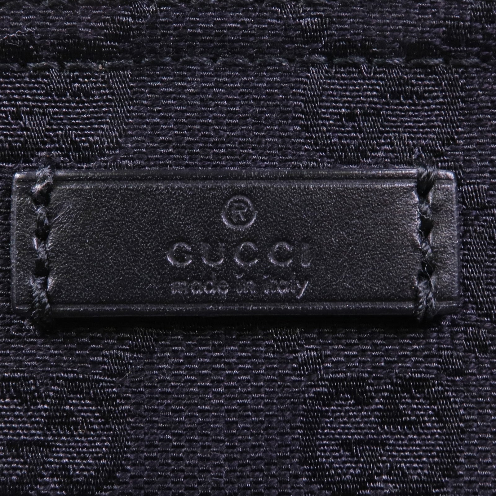 GUCCI 帆布Tote Bag銀扣手挽袋