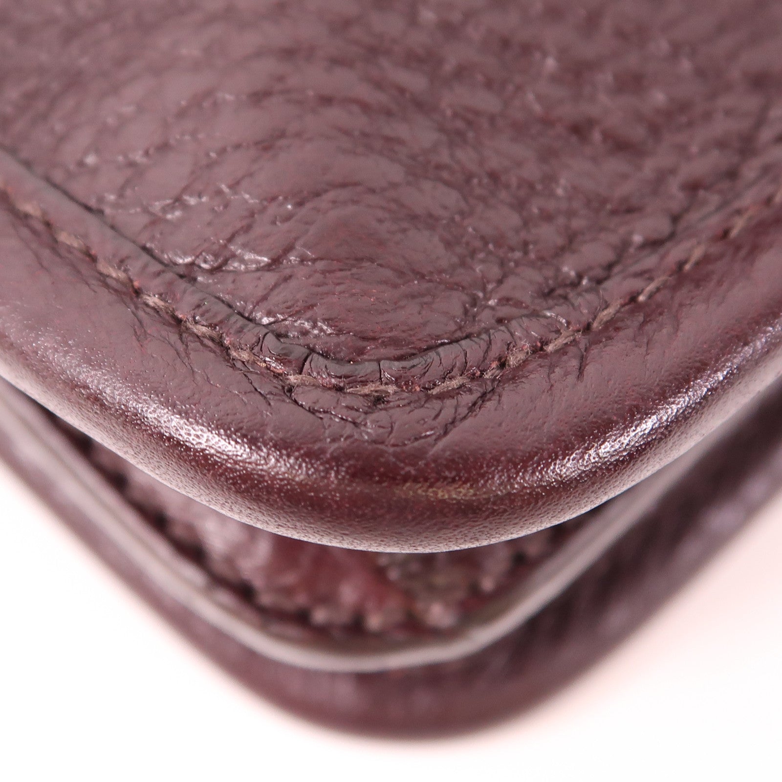 PRADA 牛皮皮革Tote Bag銀扣手挽袋