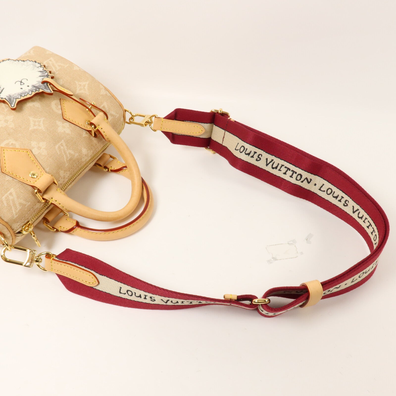 LOUIS VUITTON Meowgram LV x GC Speedy Bandouliere 20手挽肩背兩用袋