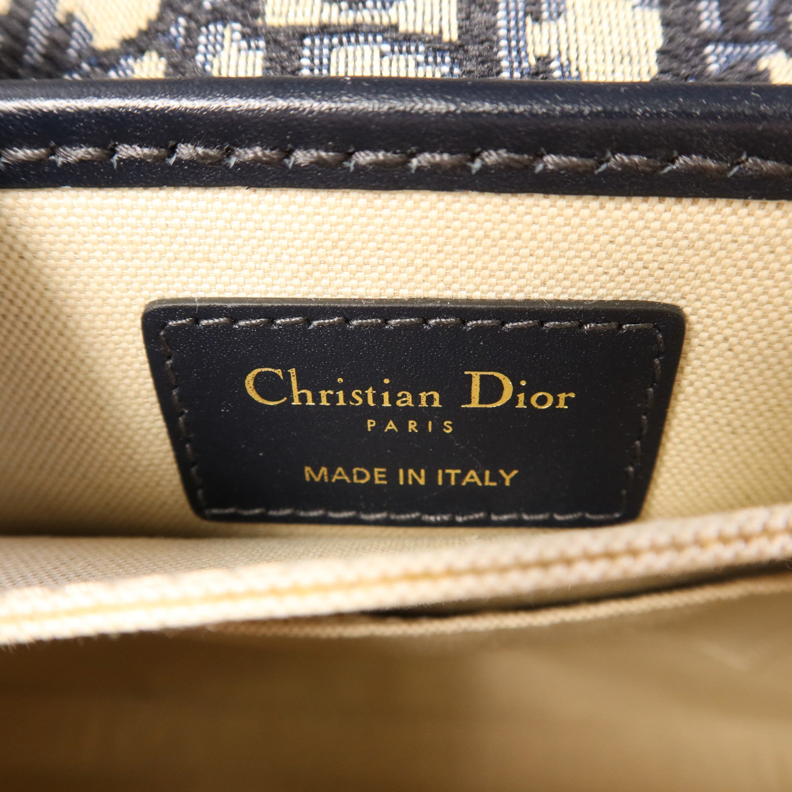 Dior 帆布Shoulder Bag金扣肩背袋