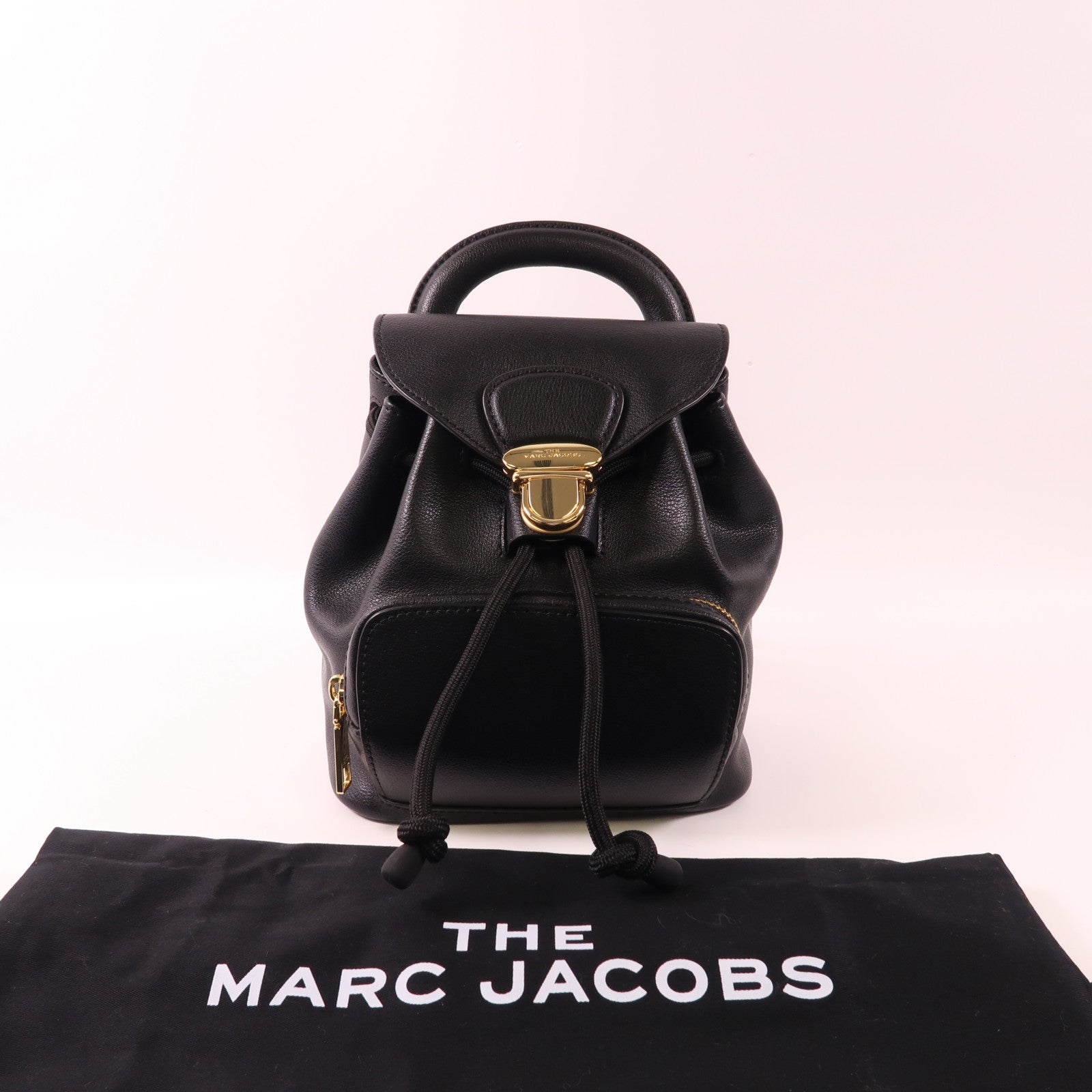 MARC JACOBS 牛皮皮革Backpack金扣背包