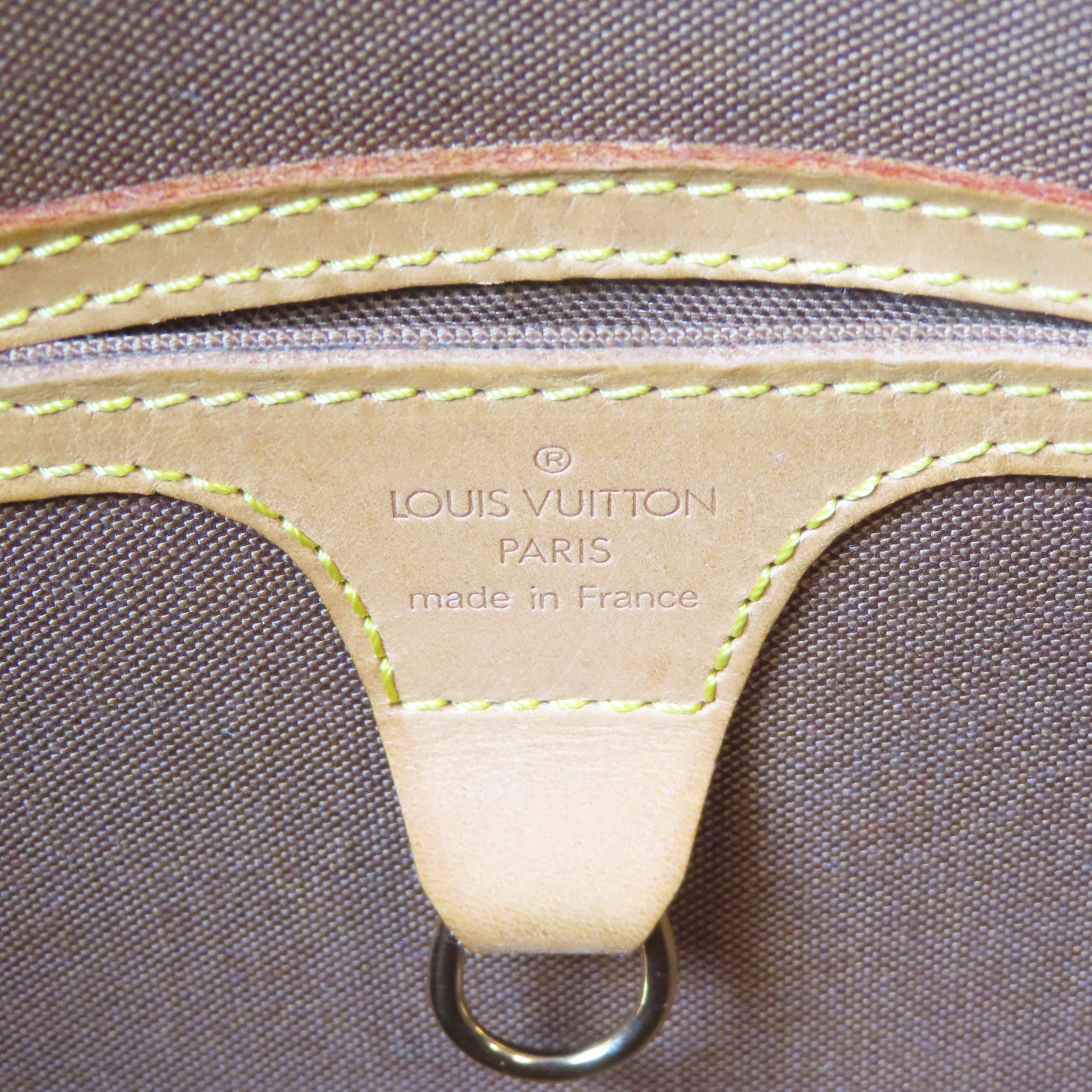 LOUIS VUITTON Monogram Elipse MM金扣手挽袋啡色