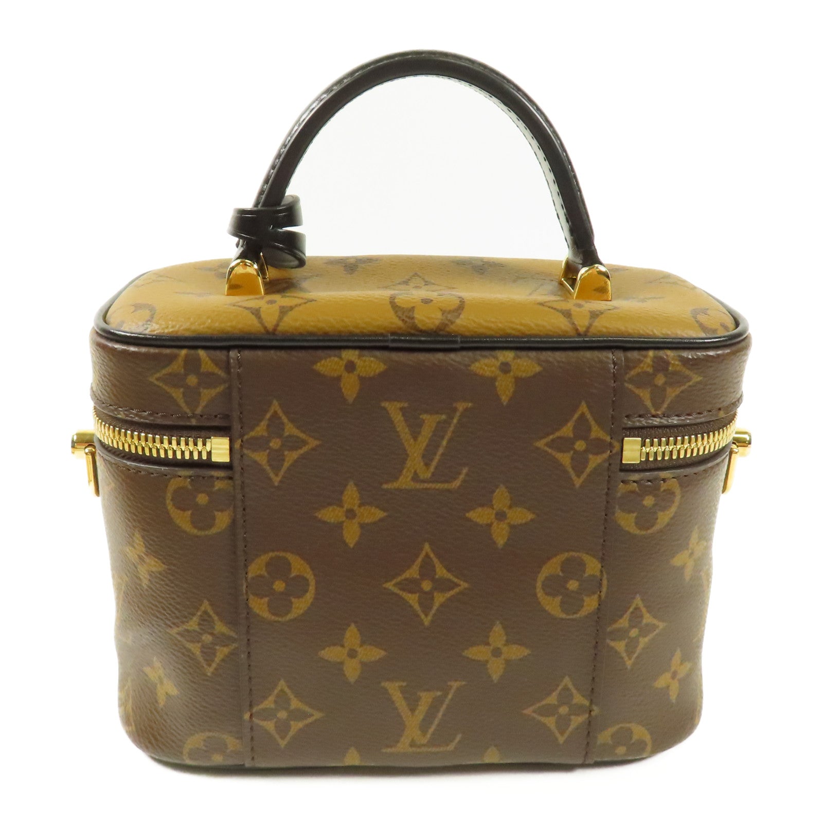 LOUIS VUITTON 【激減優惠】Monogram Reverse Vanity PM金扣手挽肩背兩用袋