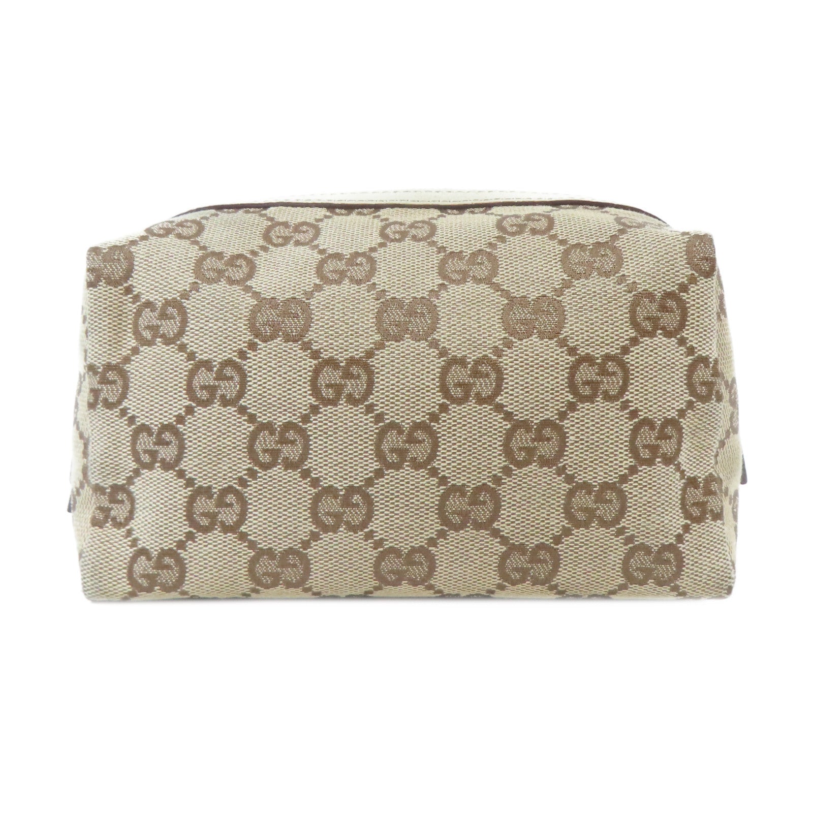 GUCCI 帆布Cosmetic Bag化妝袋啡色/米色