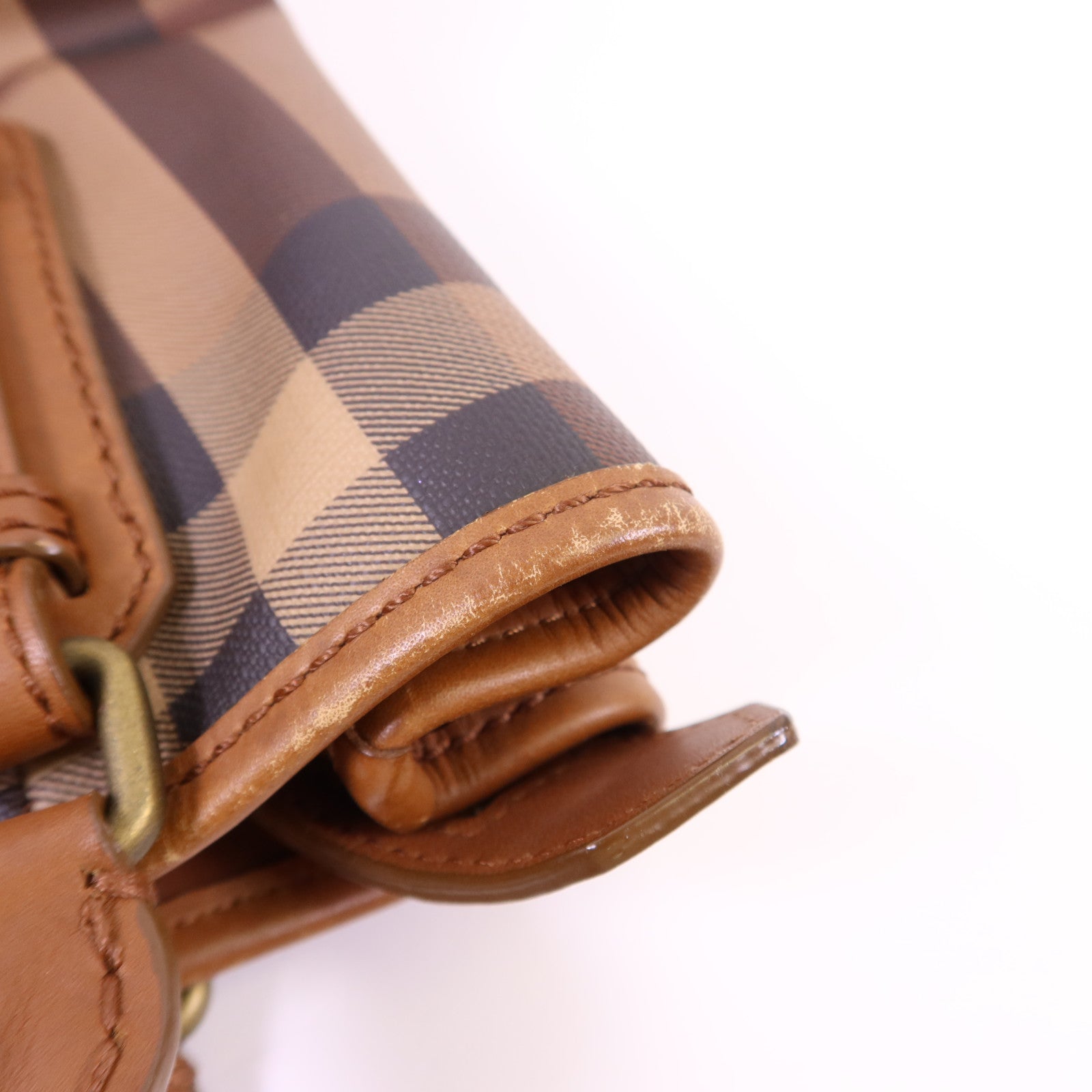 BURBERRY PVC Tote Bag金扣肩背袋