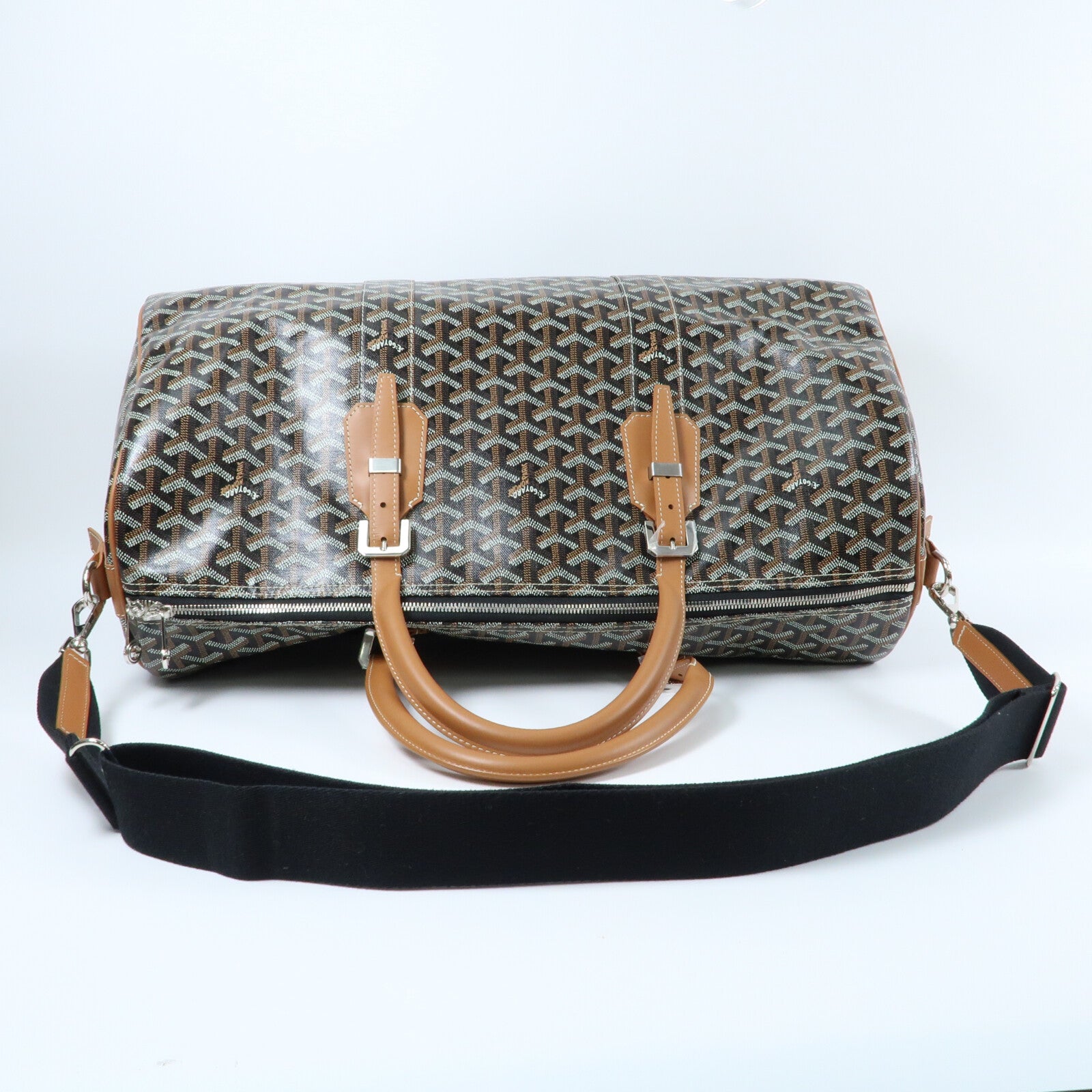 GOYARD 塗層帆布Boston 50 Bag手挽肩背兩用袋