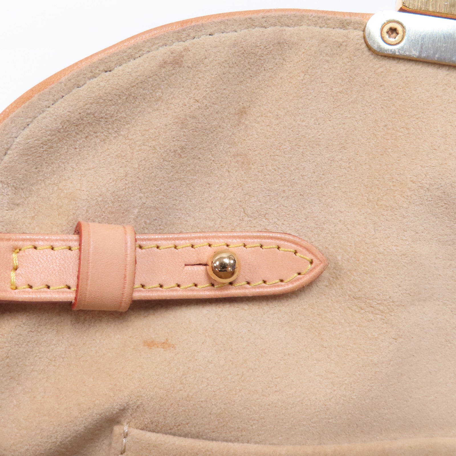 LOUIS VUITTON Monogram Pochette Beverly金扣肩背袋啡色