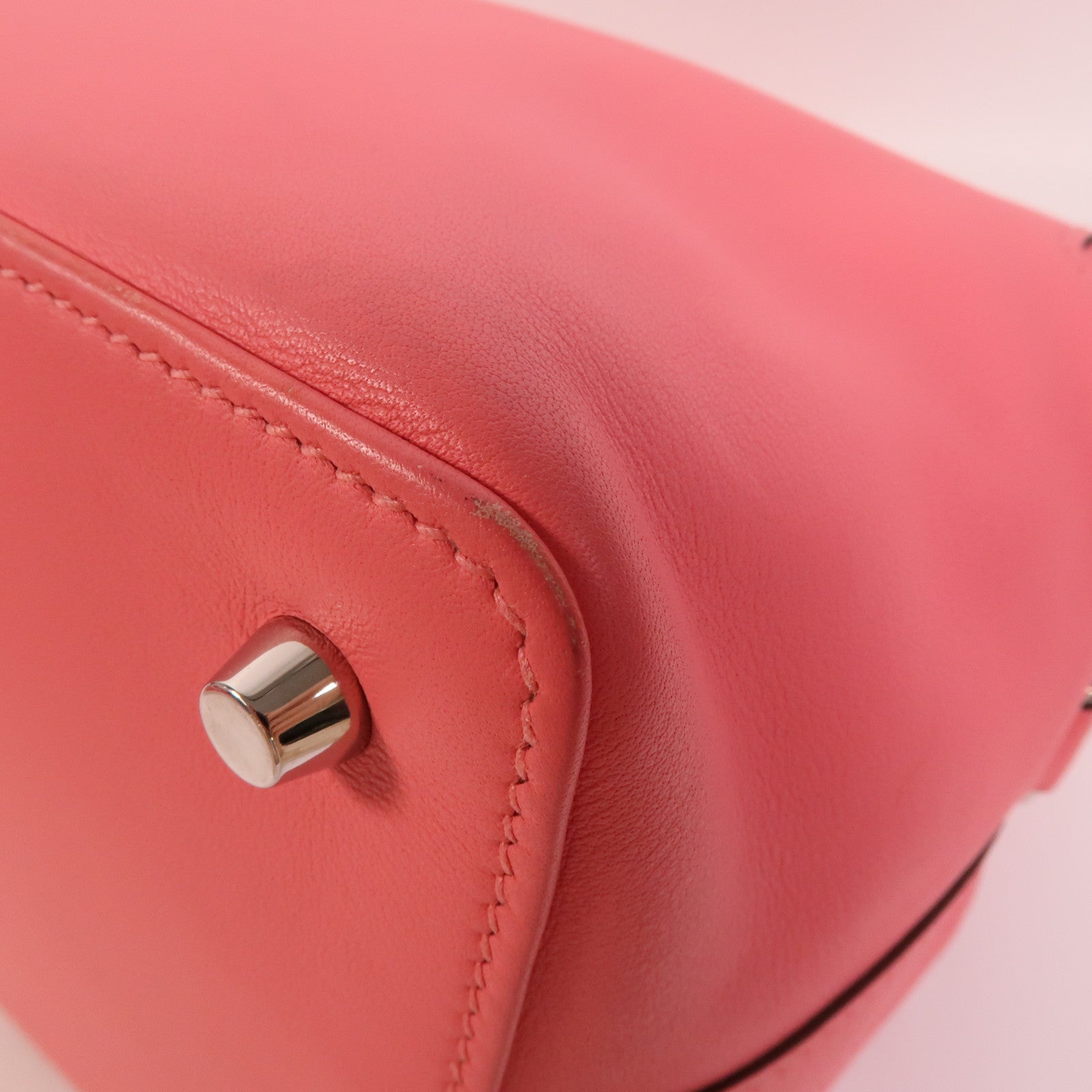 HERMES Swift皮革Tool Box 20手挽肩背兩用袋Rose Azalee
