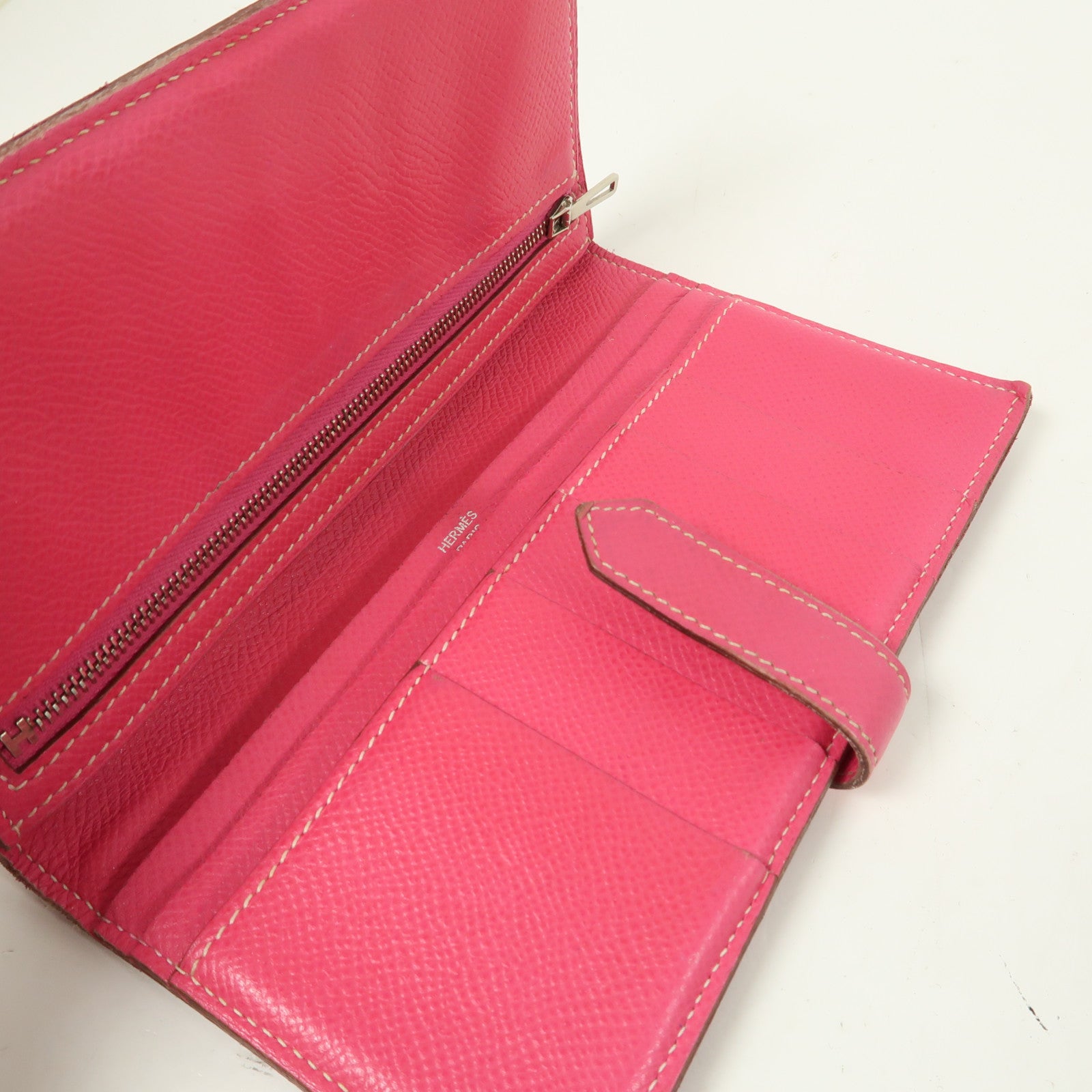 HERMES Epson皮革Bearn Long Wallet長錢包K5 Tosca