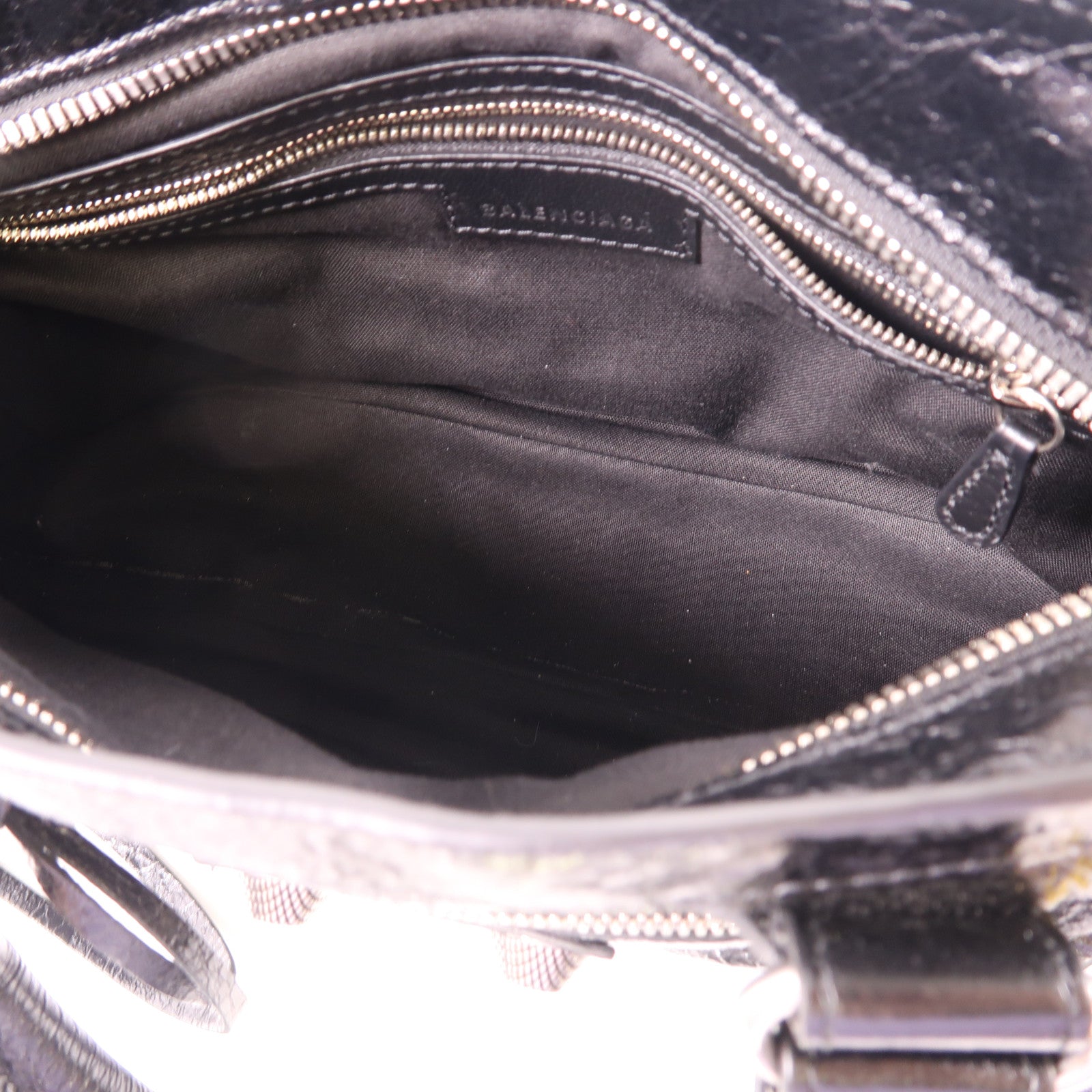 BALENCIAGA 牛皮皮革Neo Cagole銀扣手挽肩背兩用袋