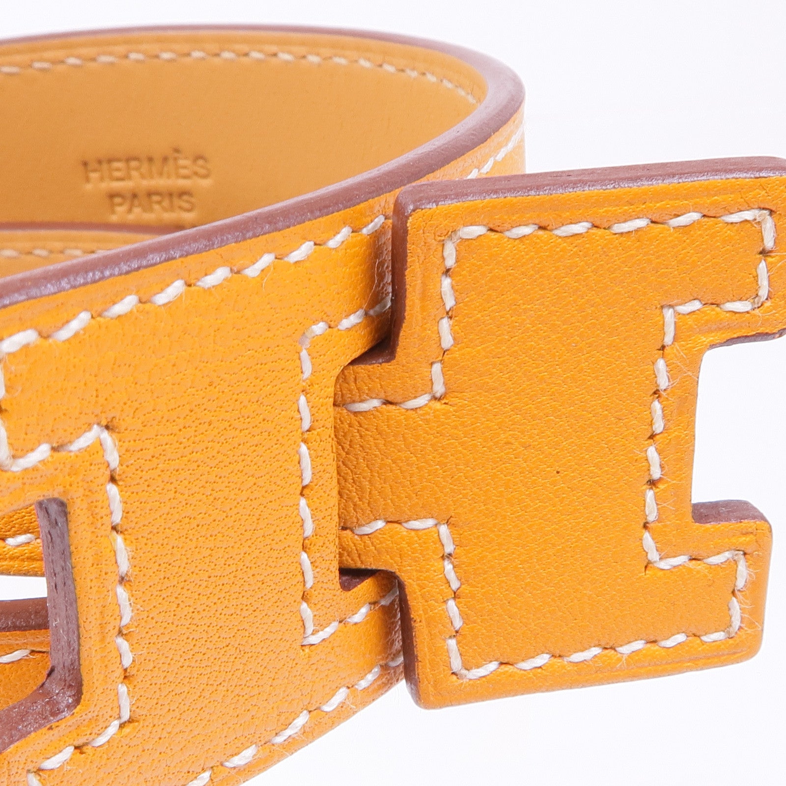 HERMES Swift皮革Double Tour Wrap手帶