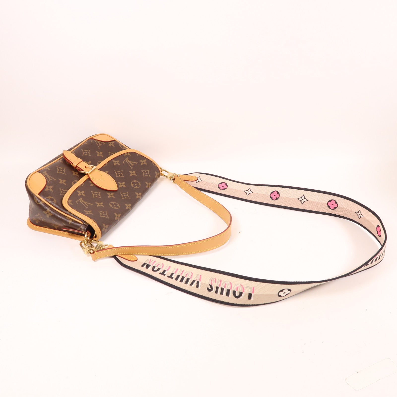 LOUIS VUITTON Monogram Diane金扣肩背袋