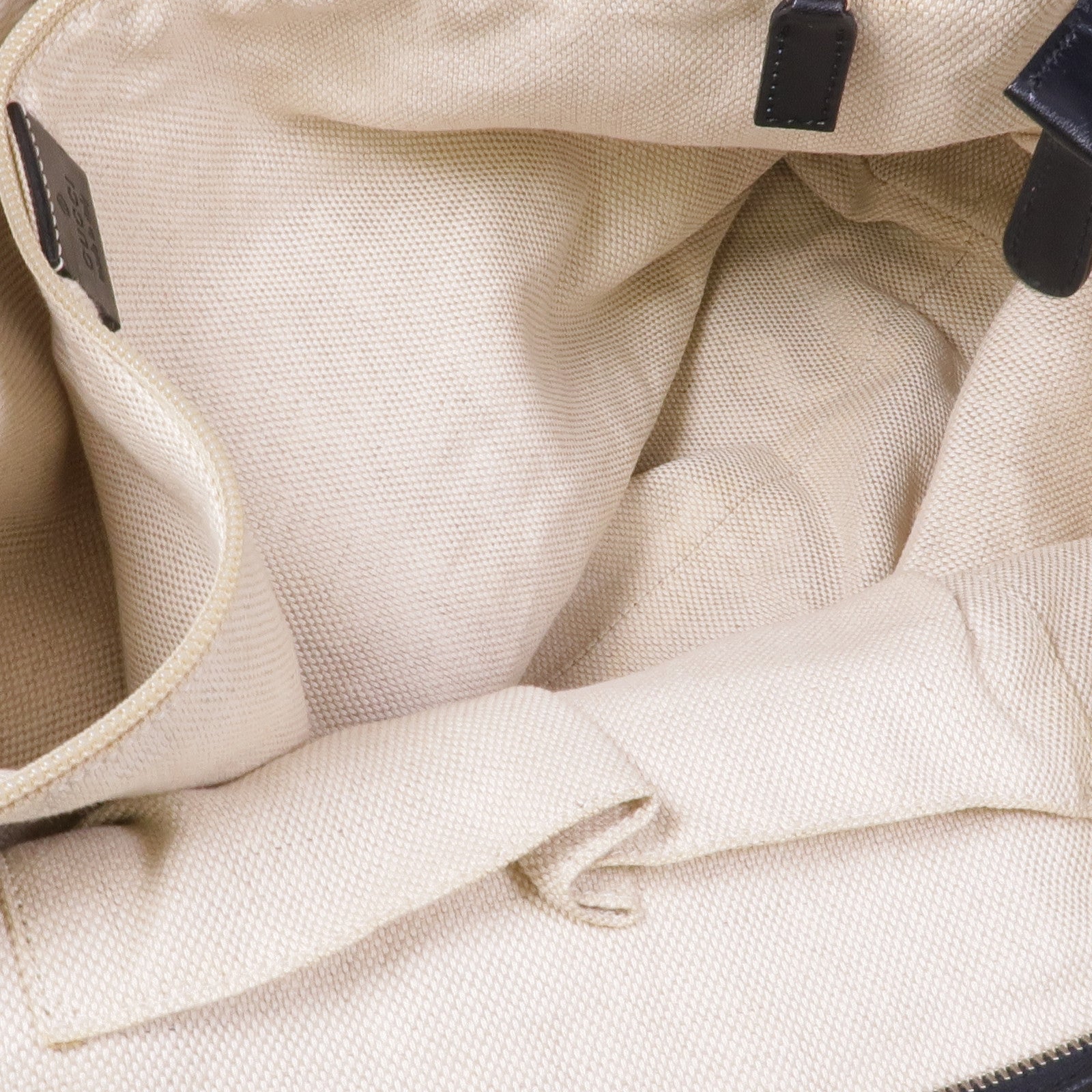 GUCCI 帆布Tote Bag銀扣手挽袋