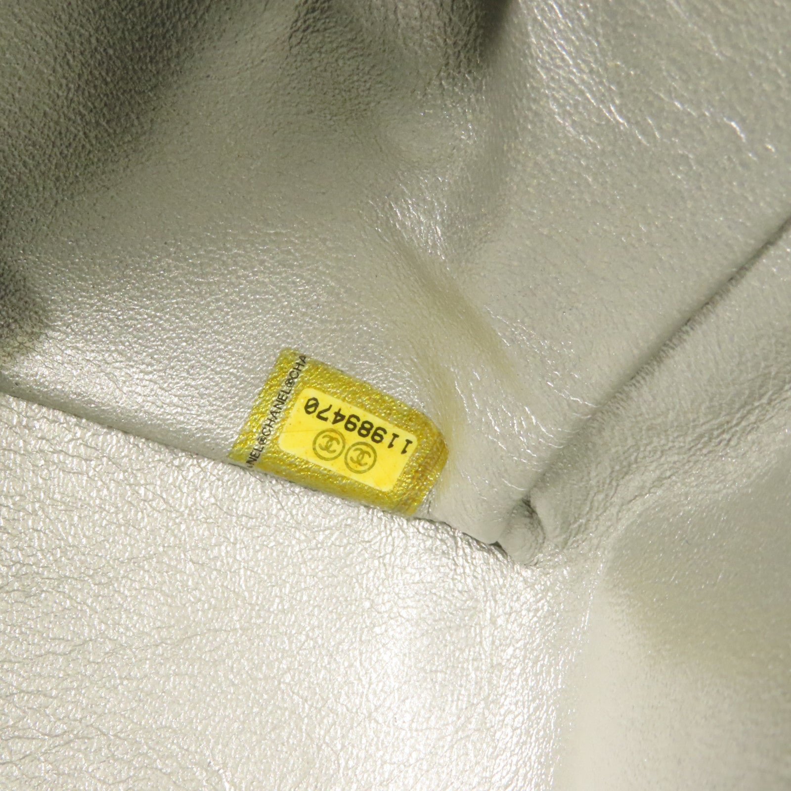 CHANEL 牛皮皮革2.55 Large銀扣鏈帶肩背袋