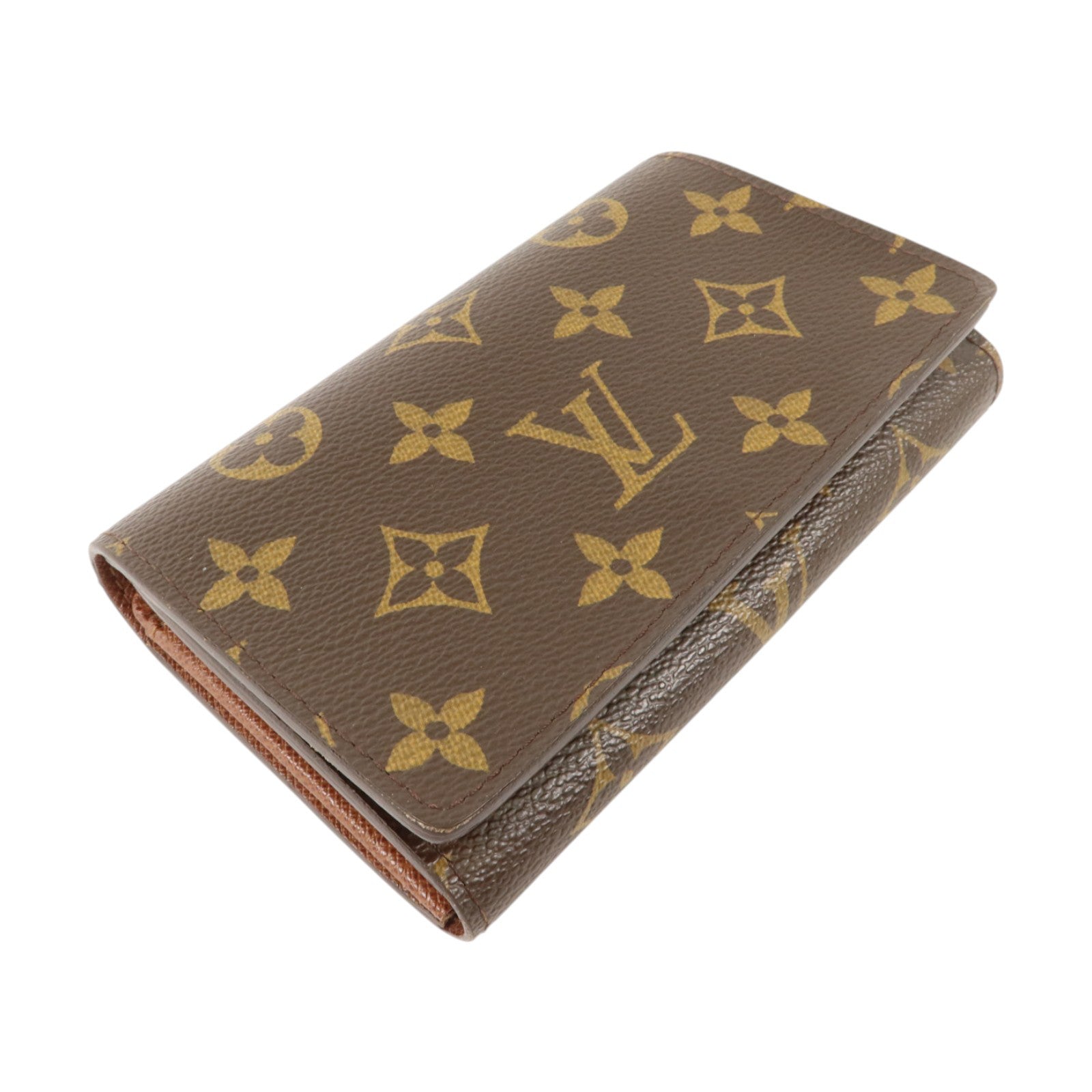 LOUIS VUITTON Monogram Bifold Wallet金扣錢包