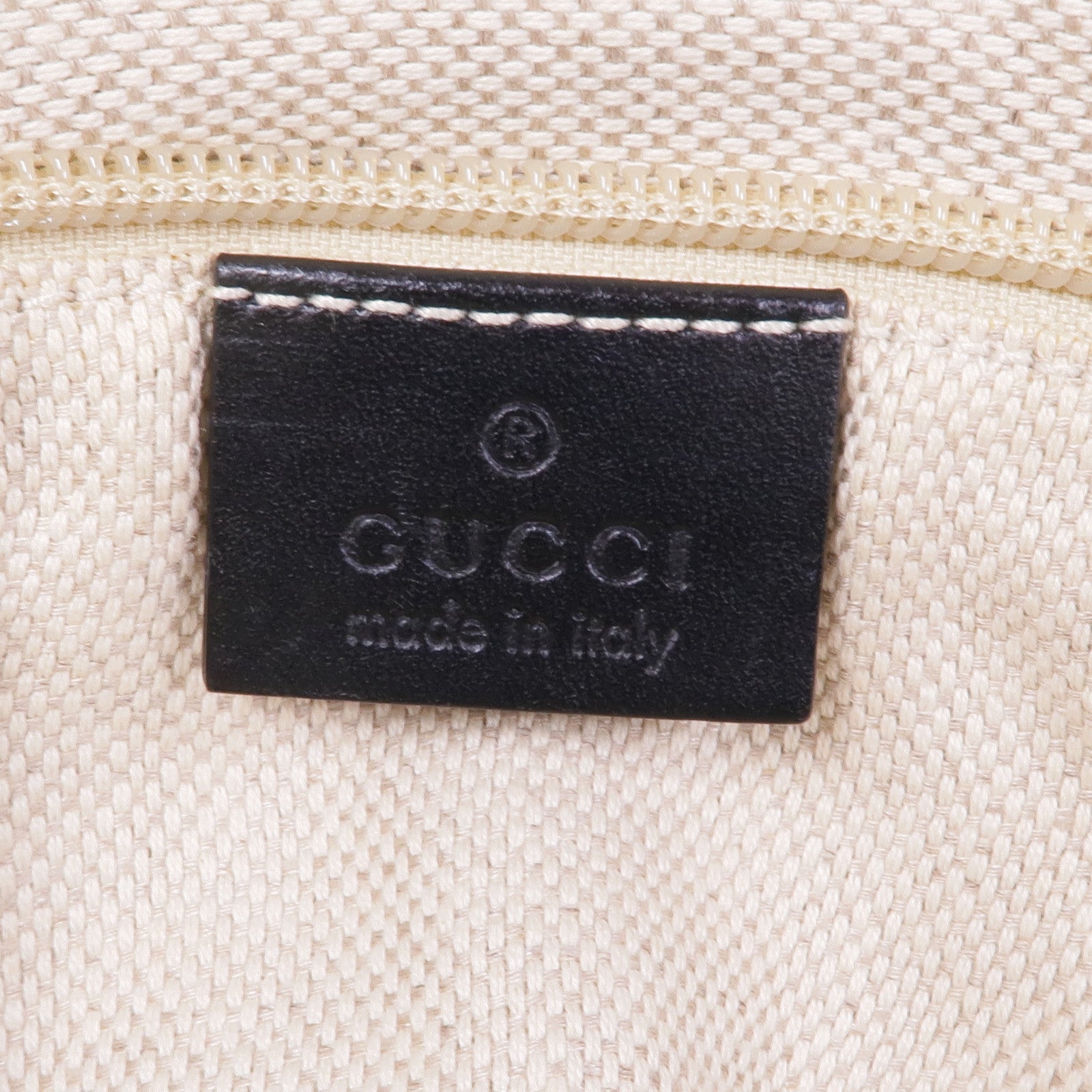 GUCCI 帆布Tote Bag銀扣手挽袋