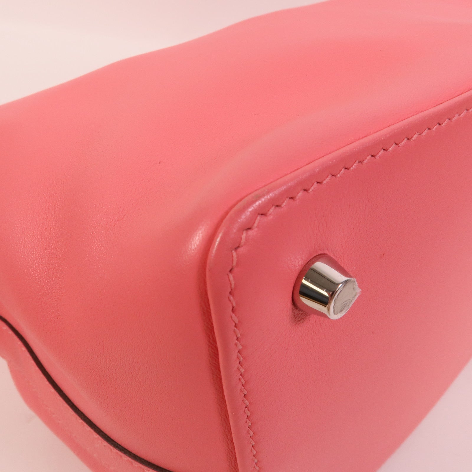 HERMES Swift皮革Tool Box 20手挽肩背兩用袋Rose Azalee