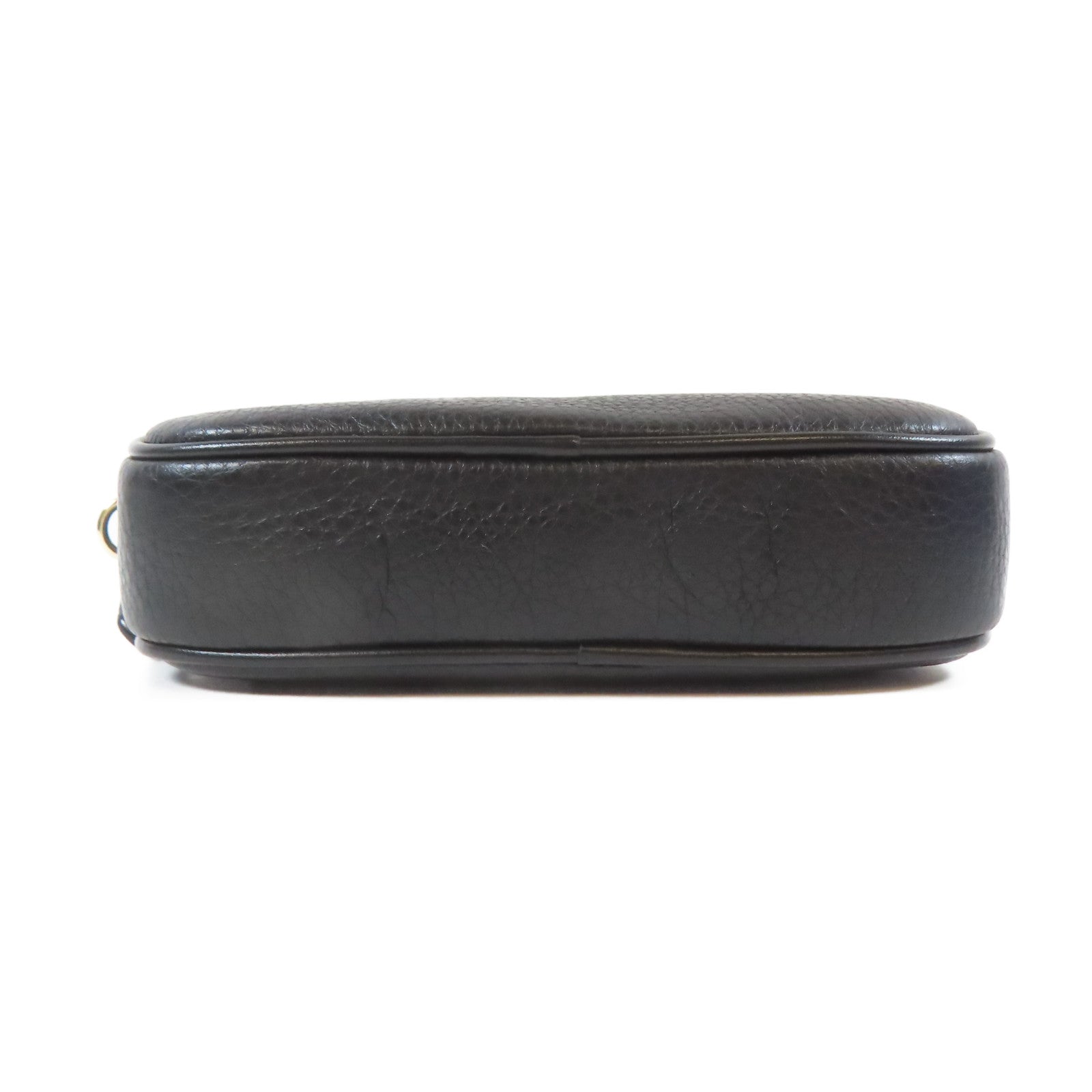 COACH 牛皮皮革Shoulder Bag金扣肩背袋黑色