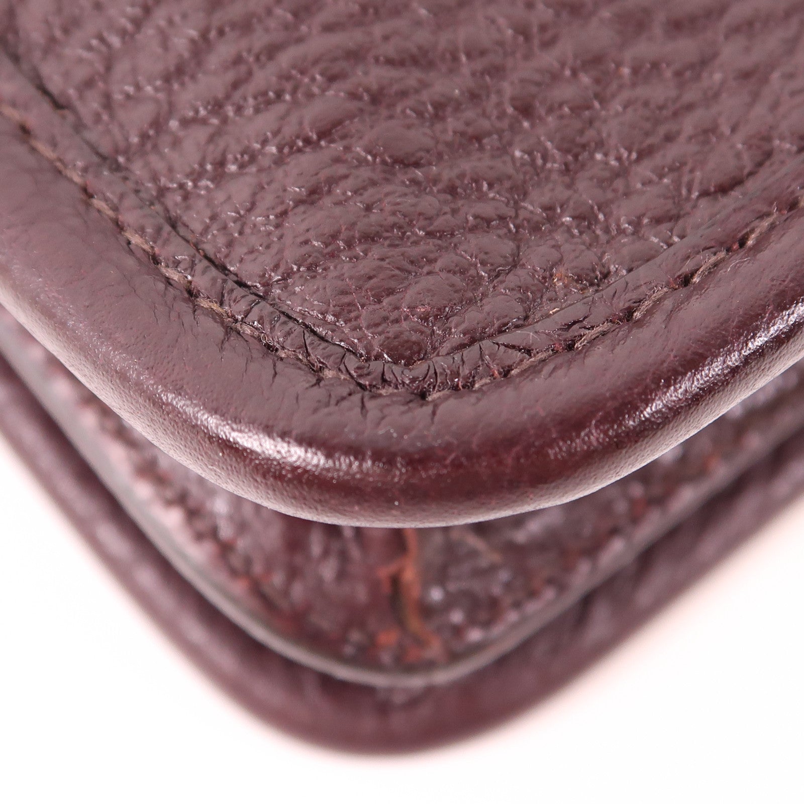 PRADA 牛皮皮革Tote Bag銀扣手挽袋