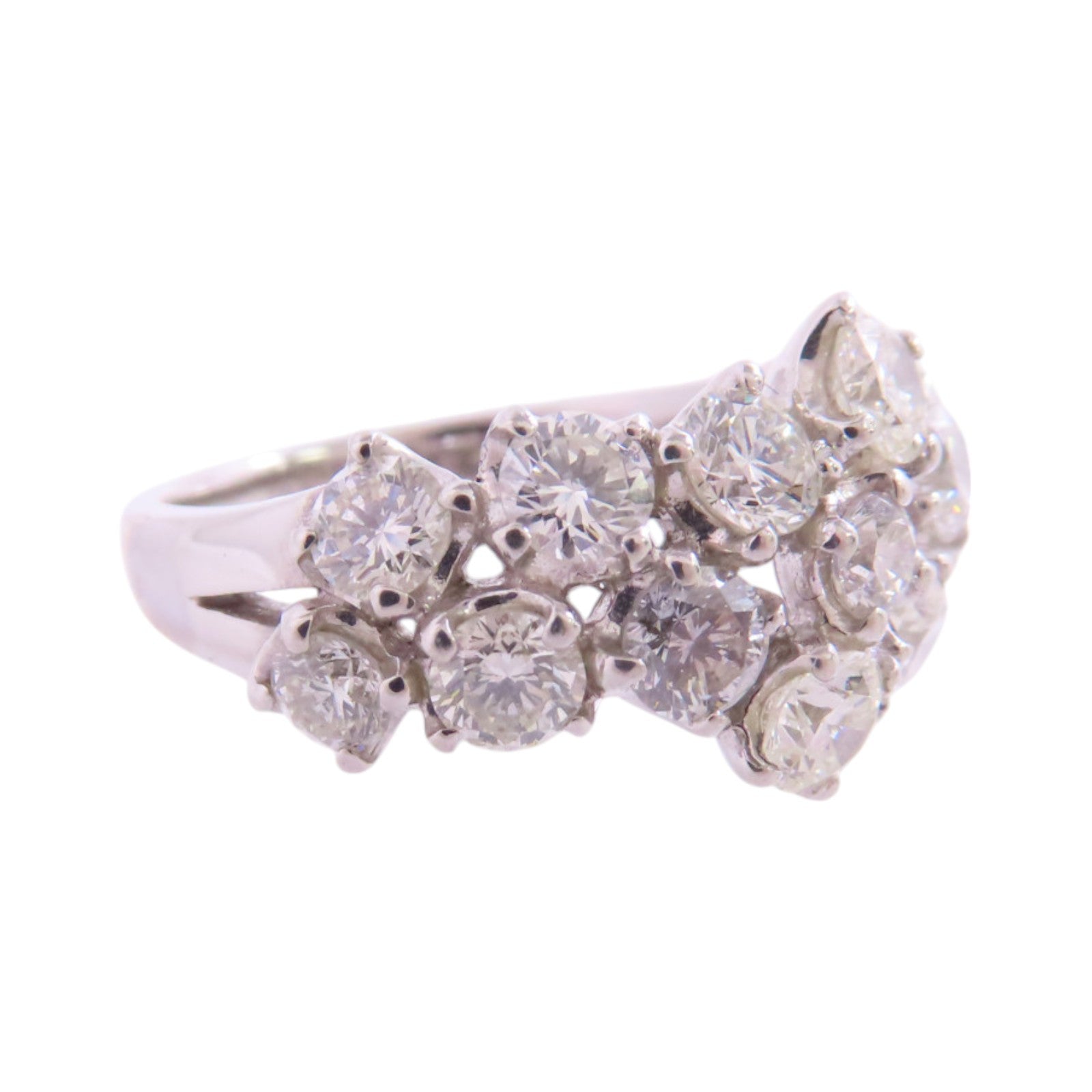 JEWELRY 【激減優惠】PT900鉑金/鑽石Diamond Ring戒指US#6.5