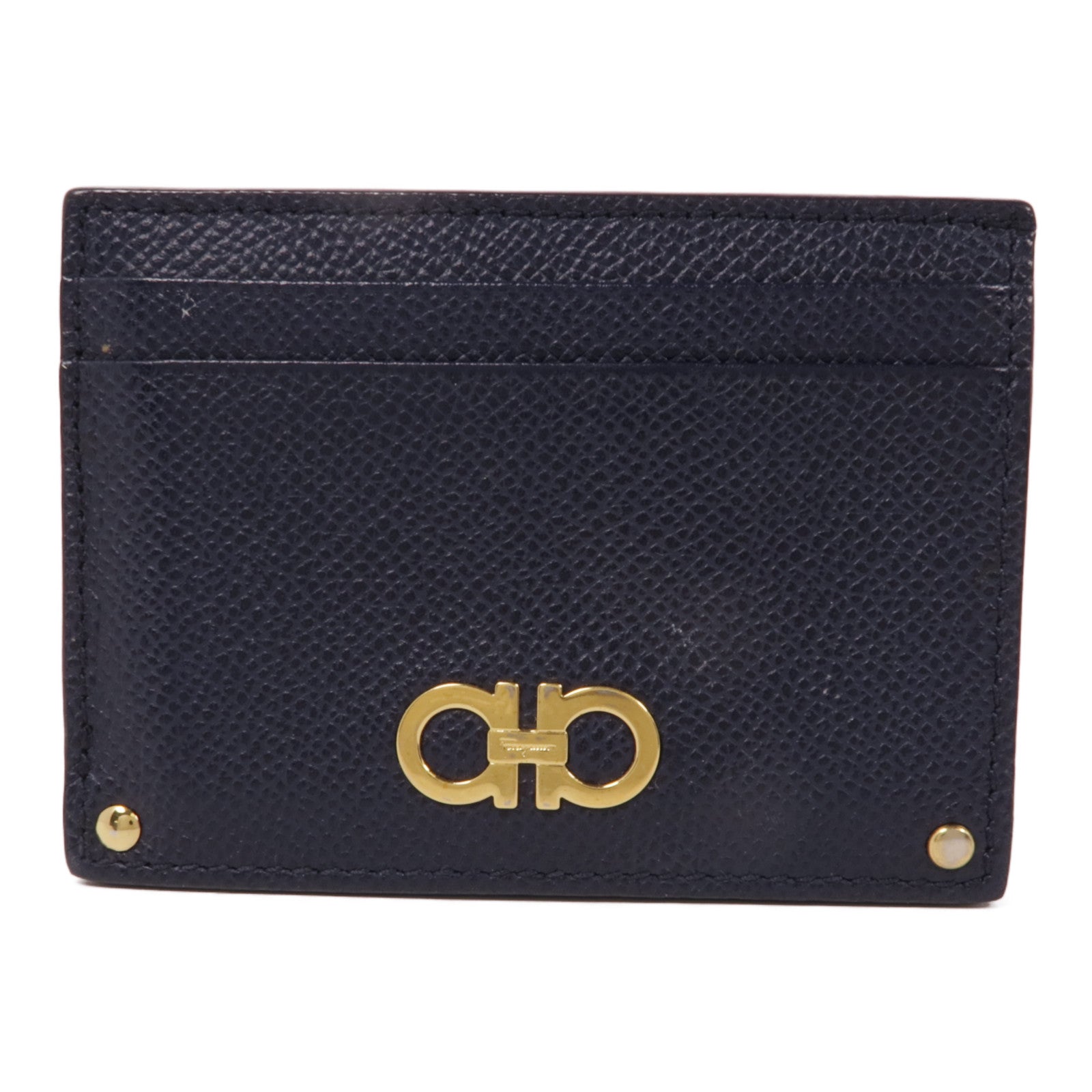 Salvatore Ferragamo 牛皮皮革Card Case金扣卡片套