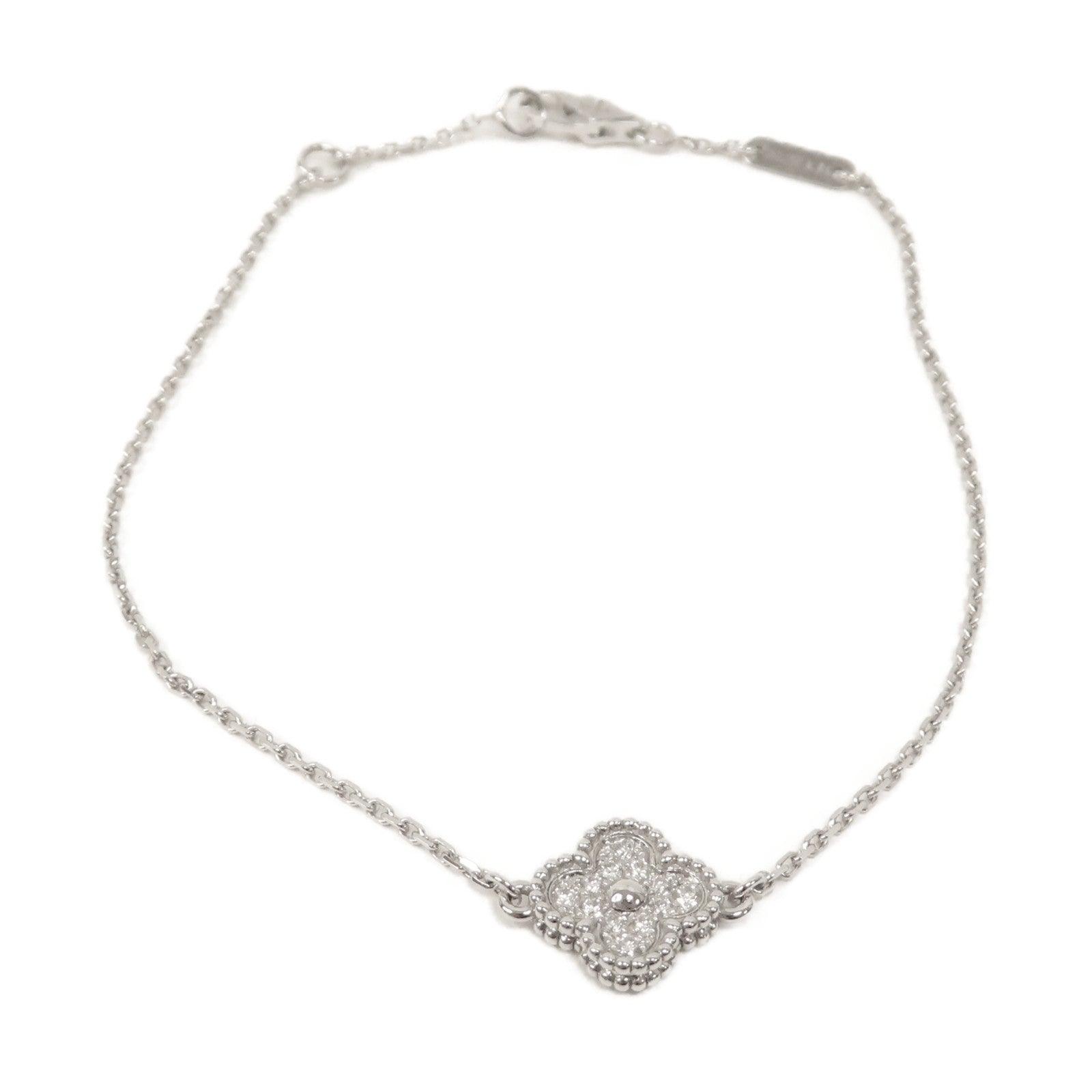 Van Cleef & Arpels 18K白金Sweet Alhambra Bracelet手鏈
